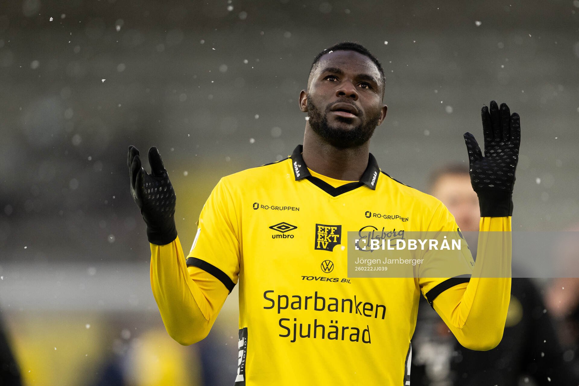 Elfsborgs Ibrahim Buhari jublar