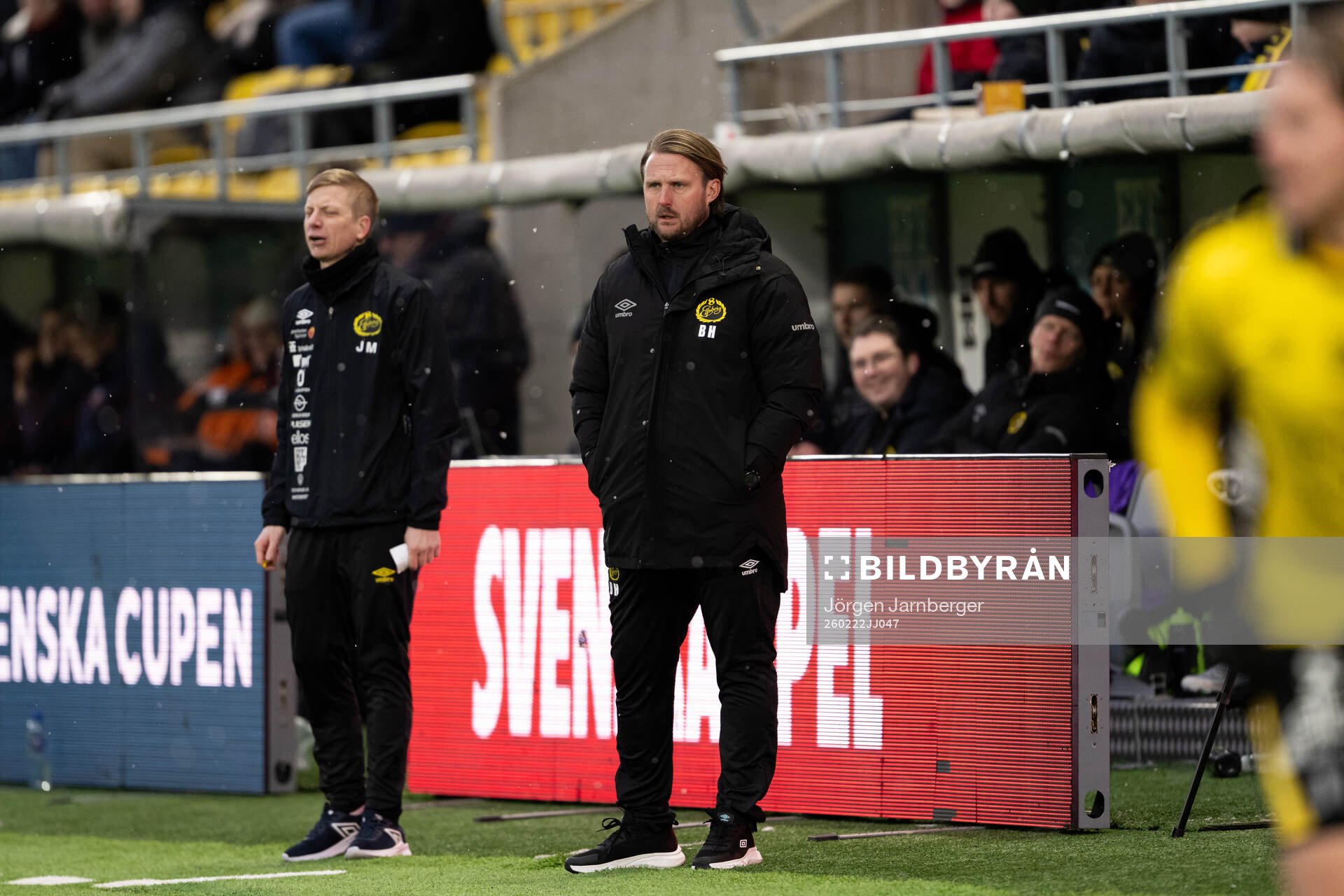 Elfsborgs assisterande tränare Johan Mattsson och manager