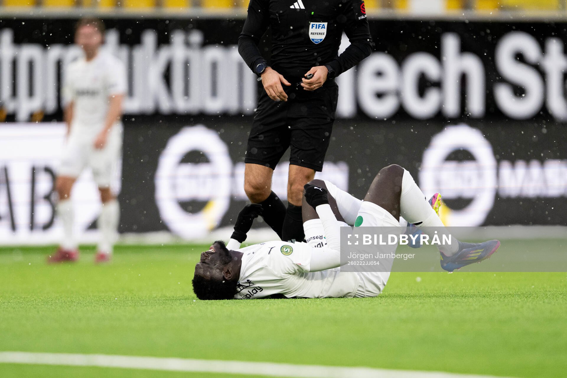 Helsingborgs Demba N'Diaye har ont