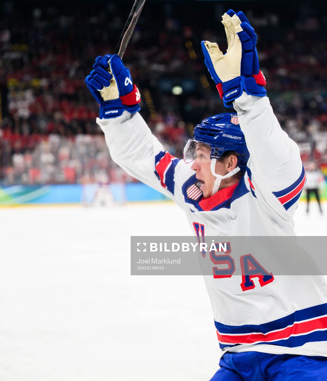 Matt Boldy of USA celebrates