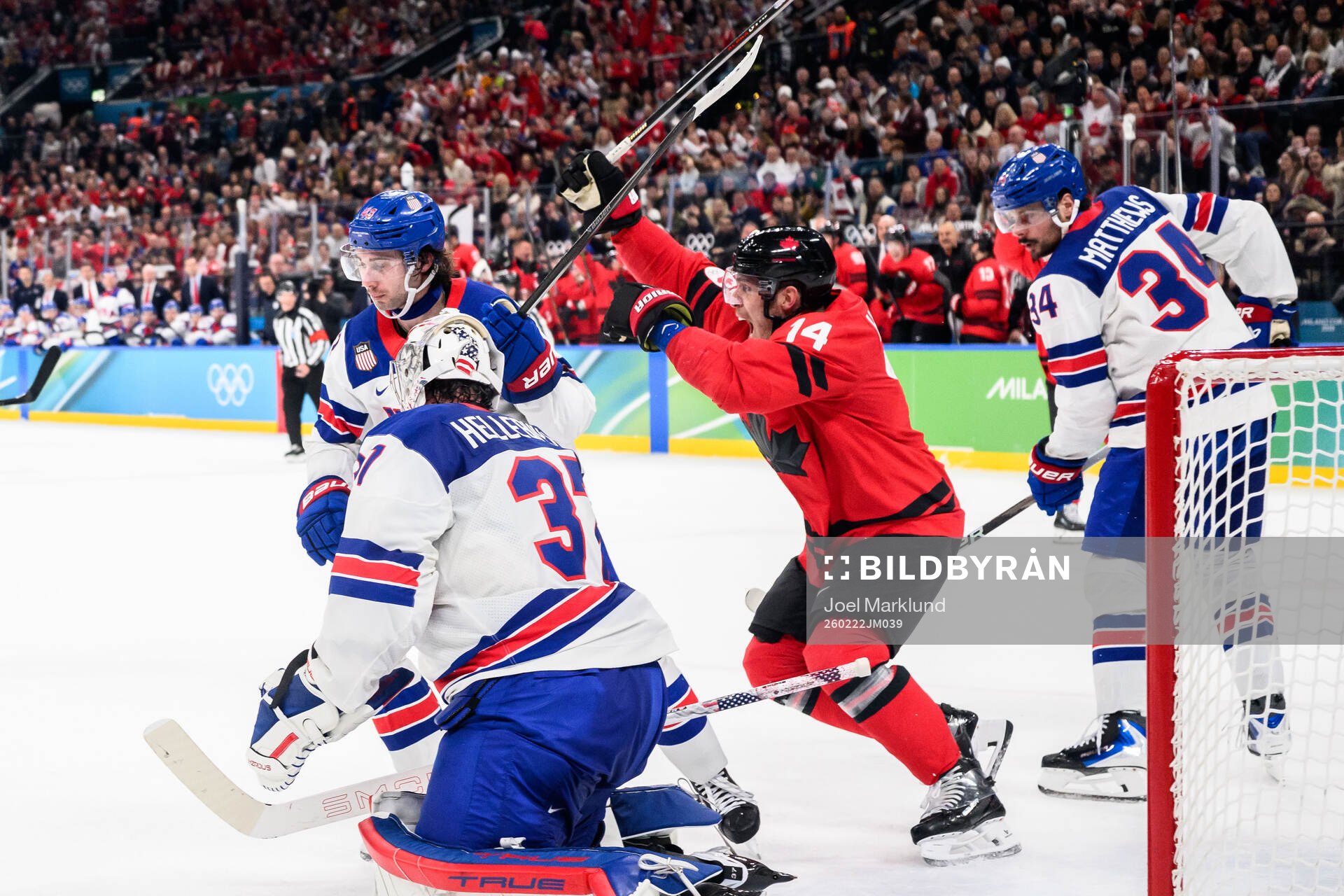 Bo Horvat of Canada celebrates