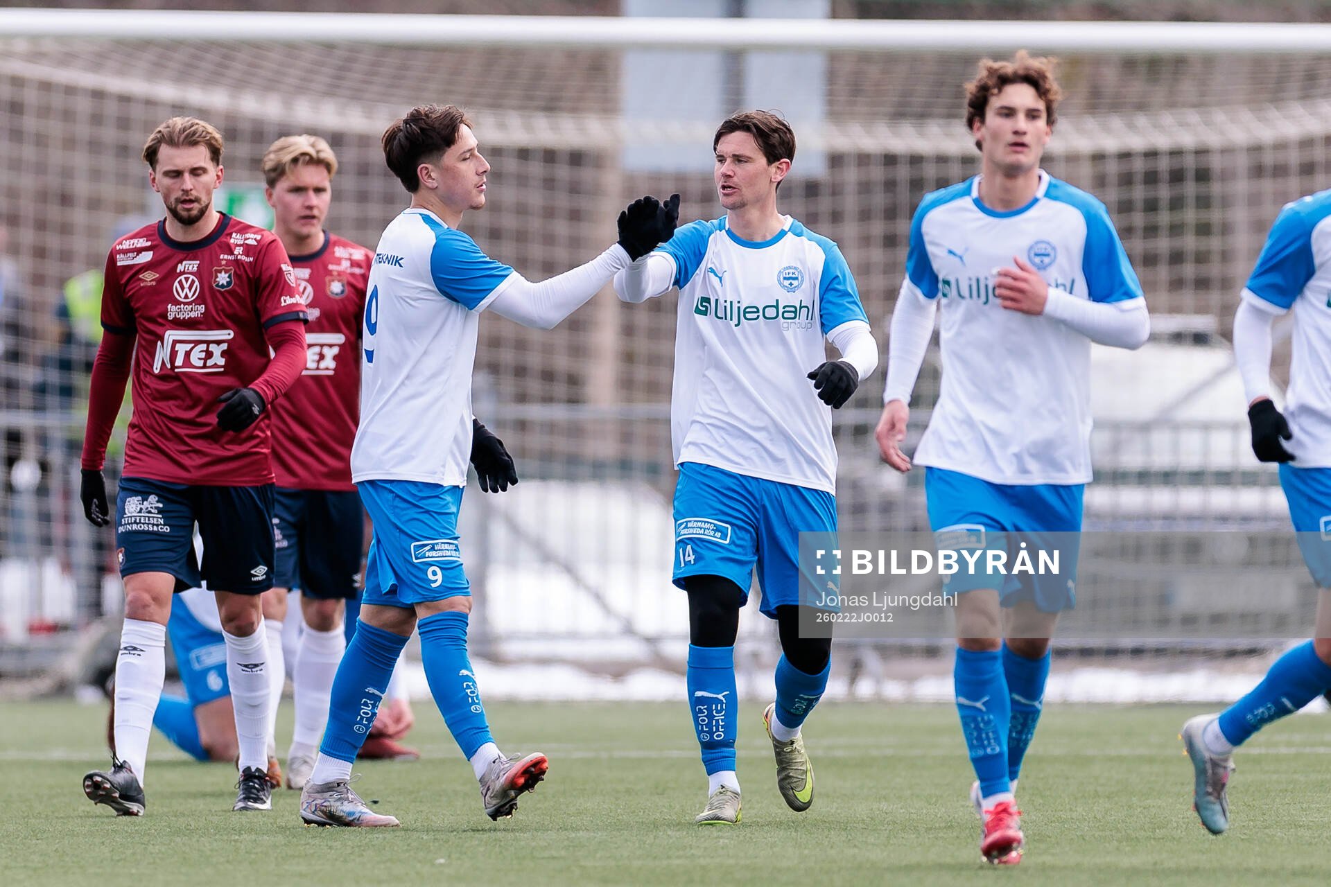 Värnamos Kai Meriluoto och Marcus Antonsson  jublar