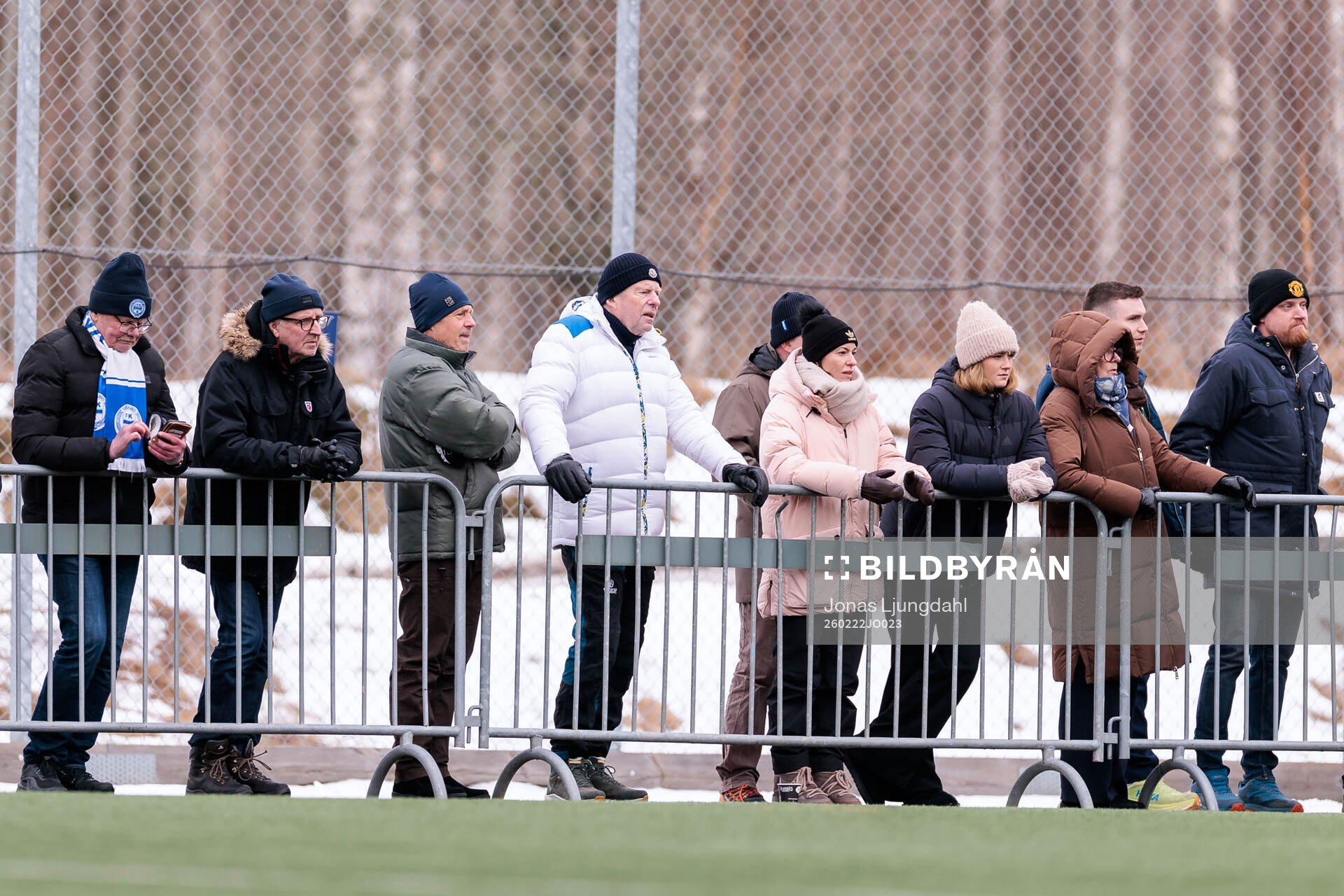 Under fotbollsmatchen i Svenska Cupen mellan Värnamo och