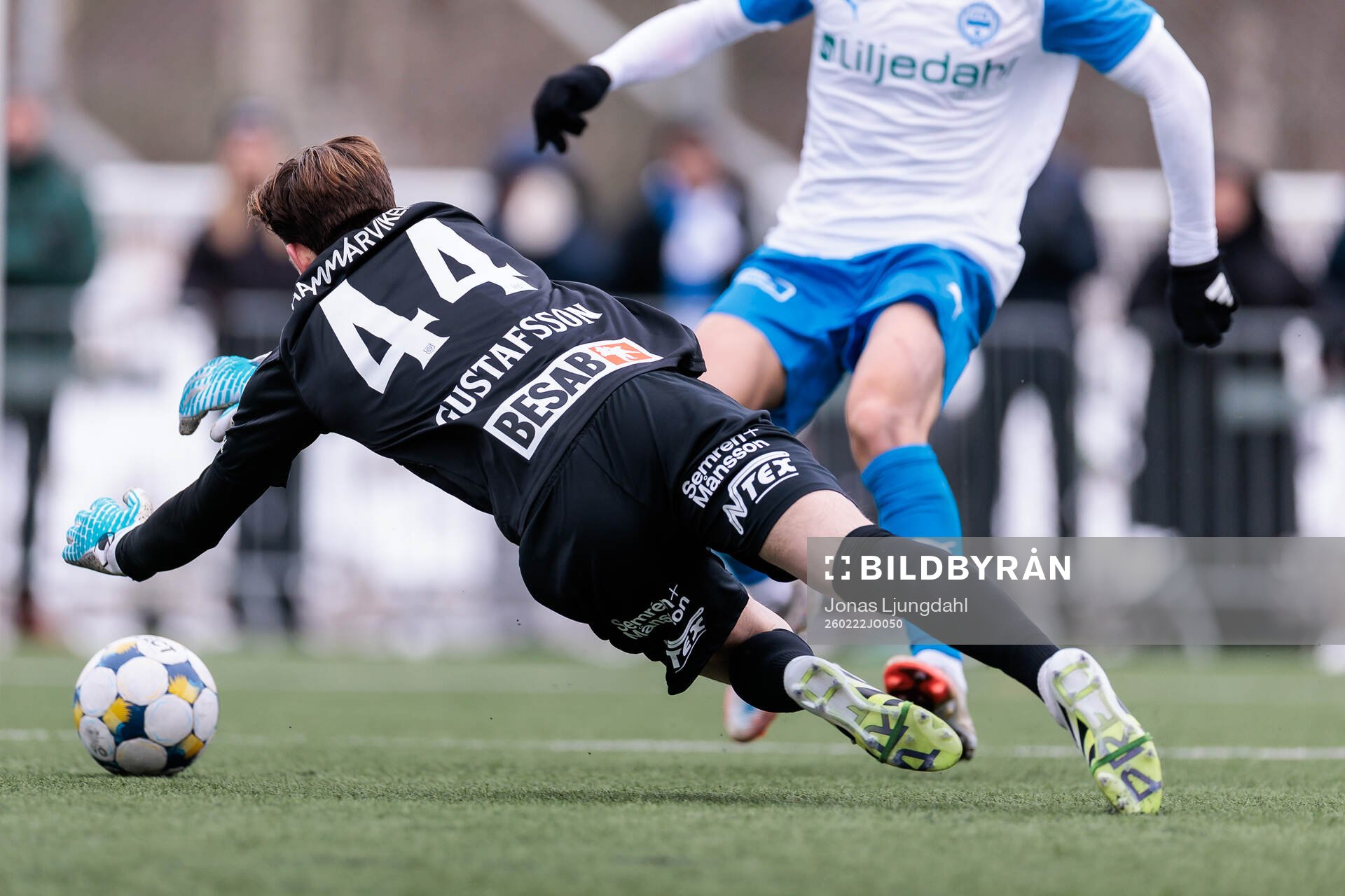 Örgrytes målvakt Hampus Gustafsson