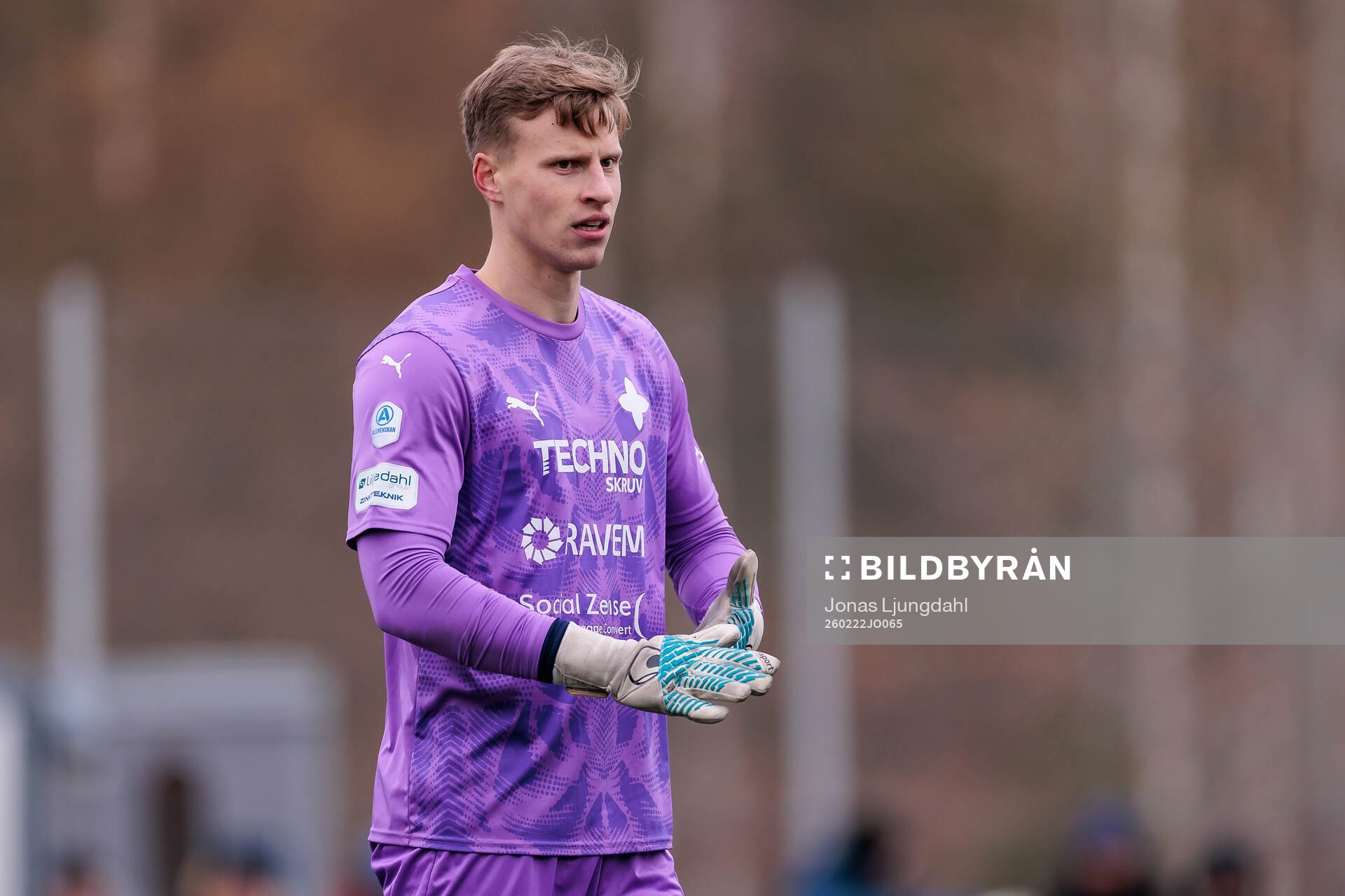 Värnamos målvakt Hugo Keto