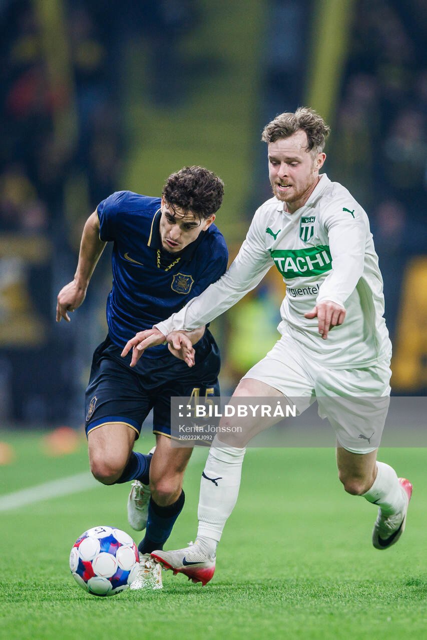 AIKs Taha Ayari och Västerås Victor Wernersson