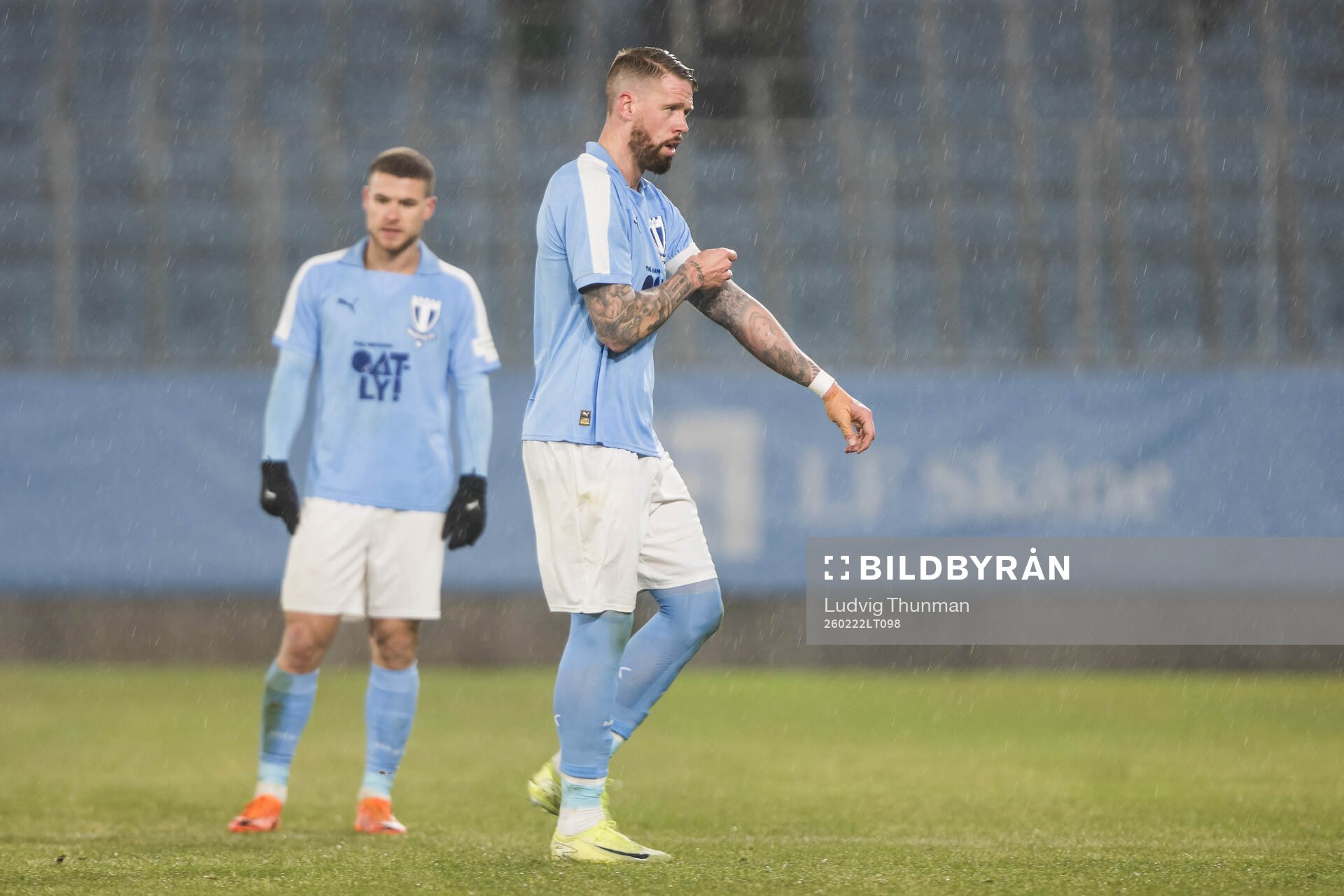 Malmö FFs Gabriel Busanello och Pontus Jansson