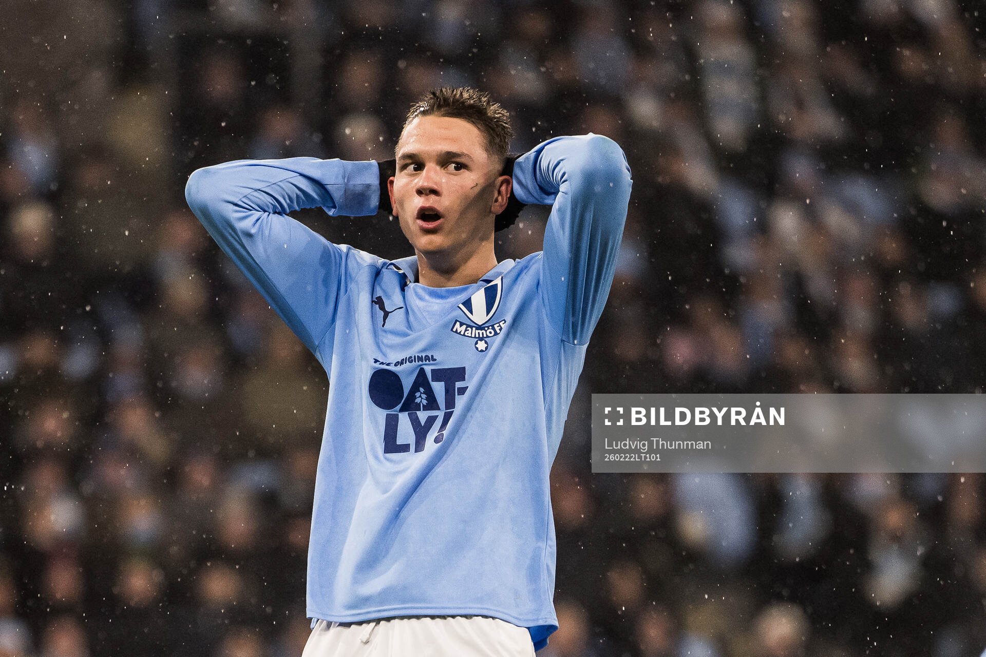 Malmö FFs Jovan Milosavljevic deppar