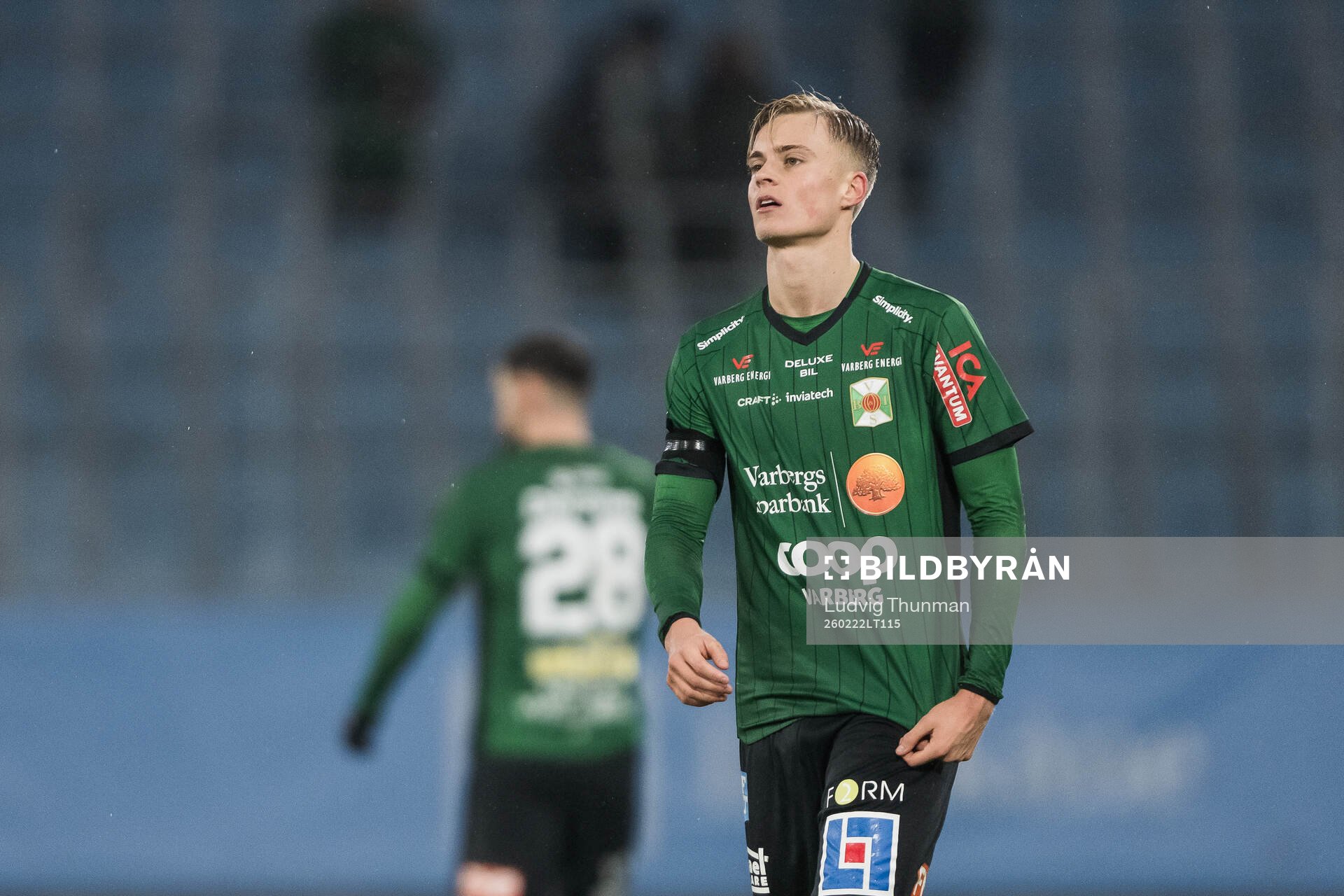 Varbergs Edvin Tellgren deppar