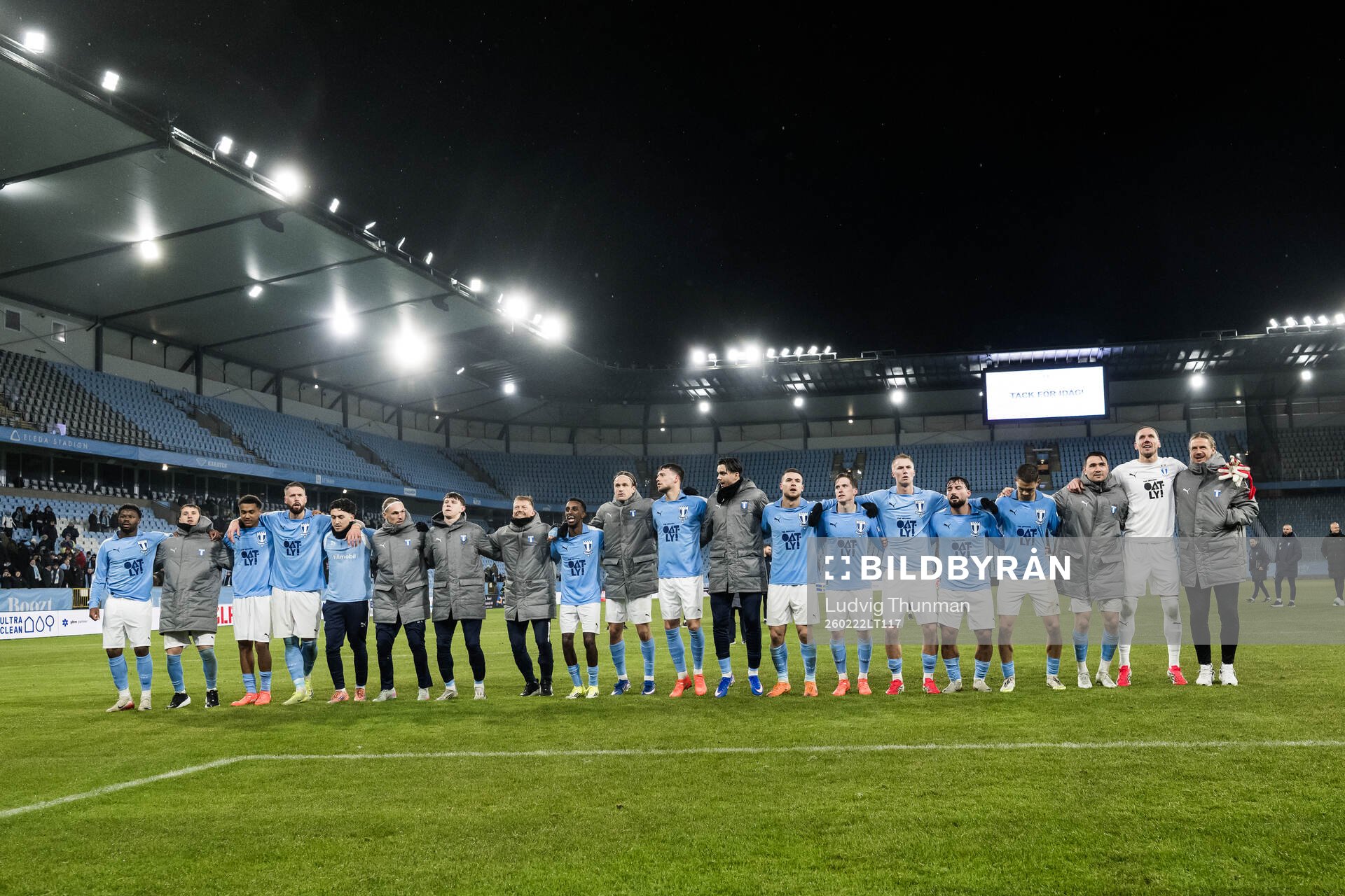 Malmö FFs spelare jublar