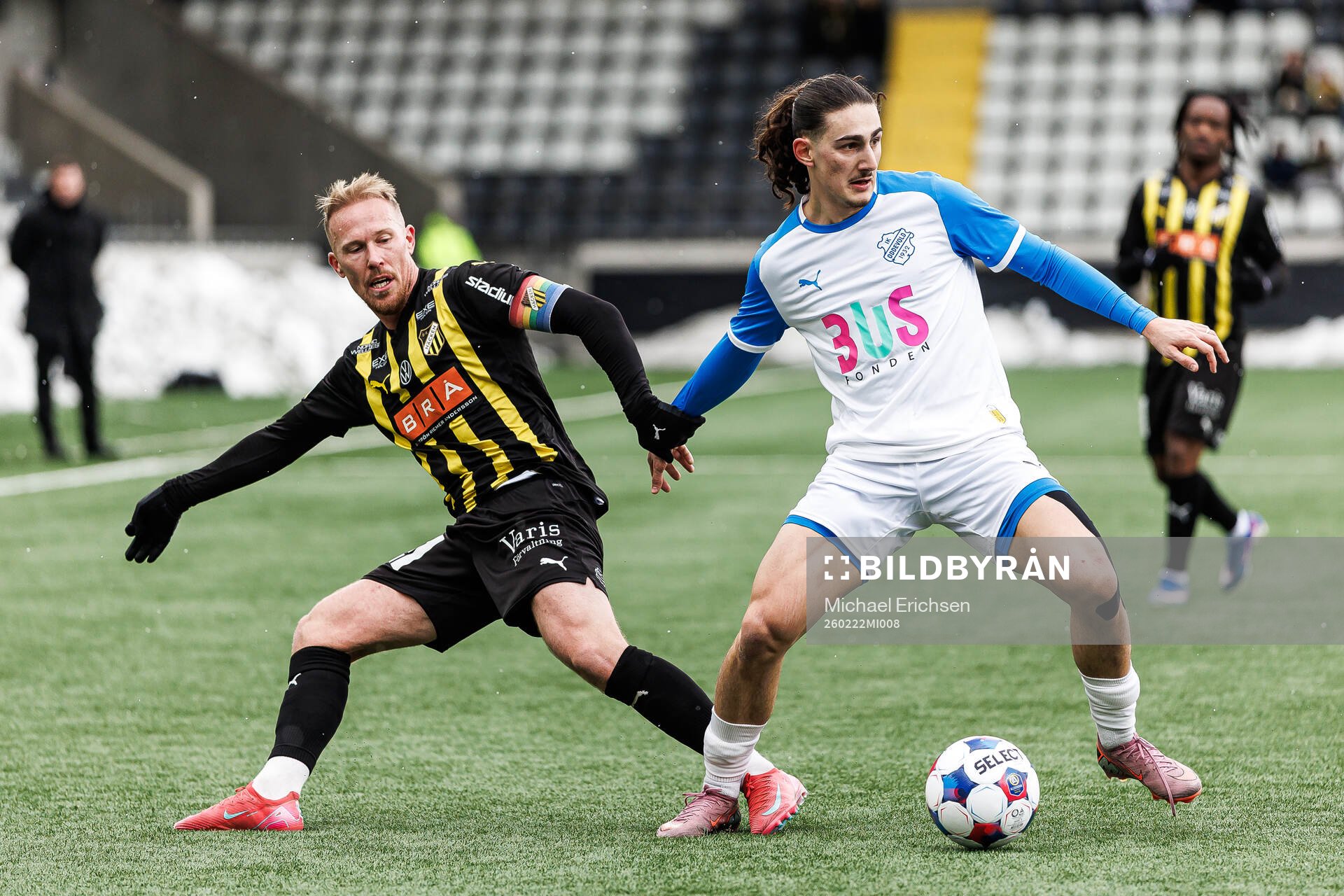 Häckens Mikkel Rygaard Jensen och Oddevolds Esim Mehmed