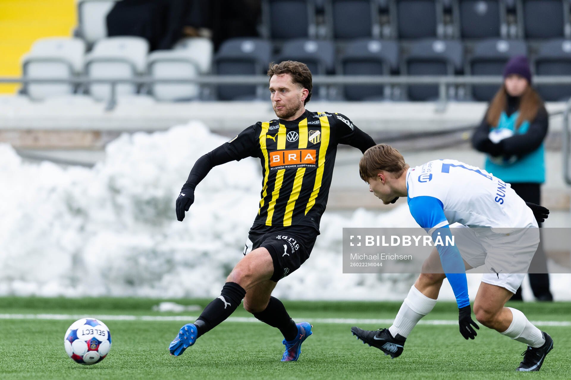 Häckens Adam Lundkvist och Oddevolds Vincent Sundberg