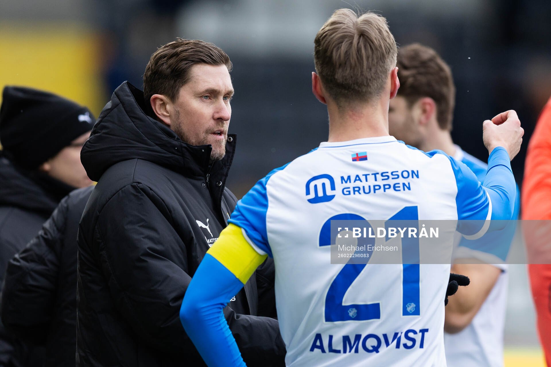 Oddevolds tränare Rikard Nilsson och Alexander Almqvist