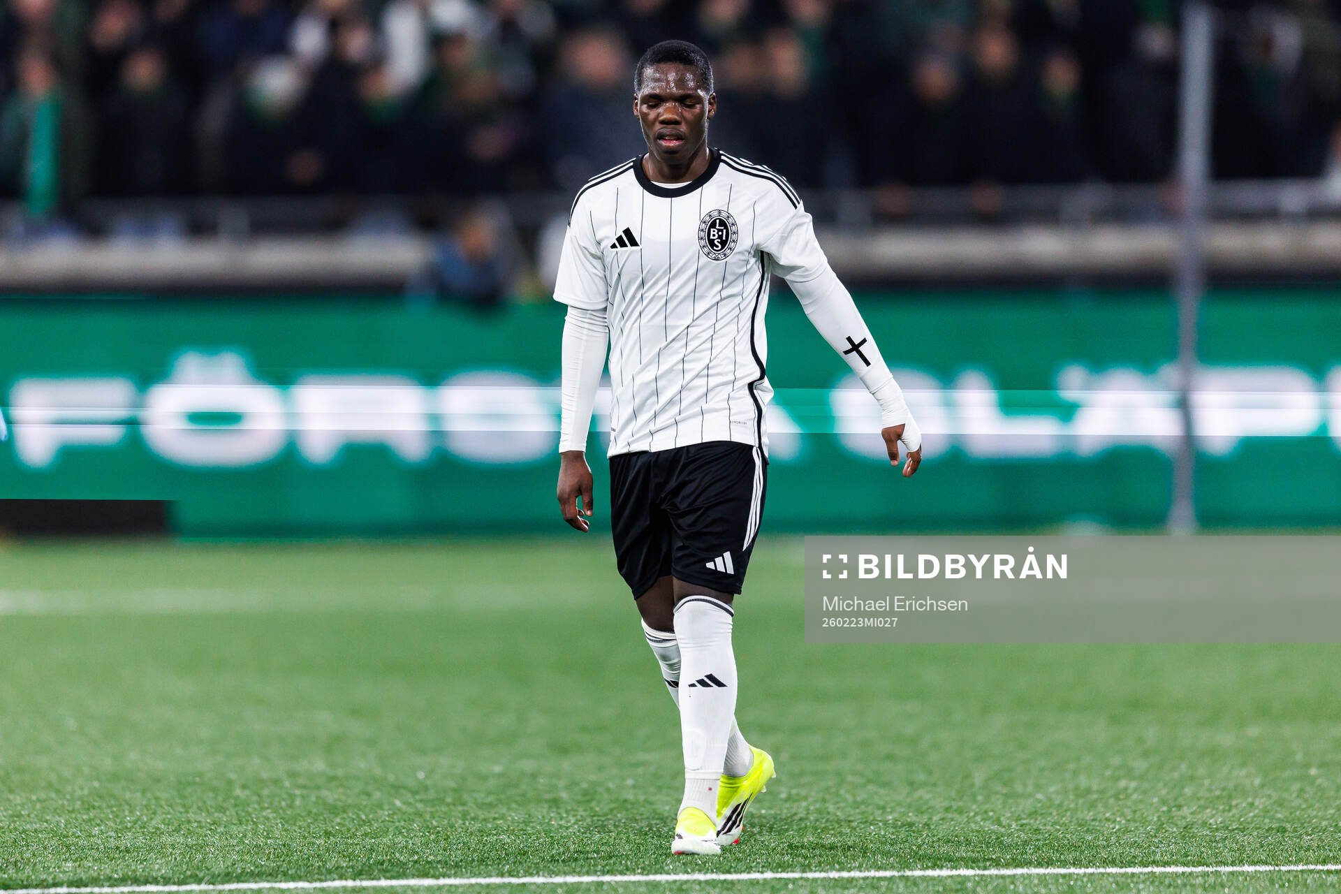 Landskronas Xavier Odhiambo har ont