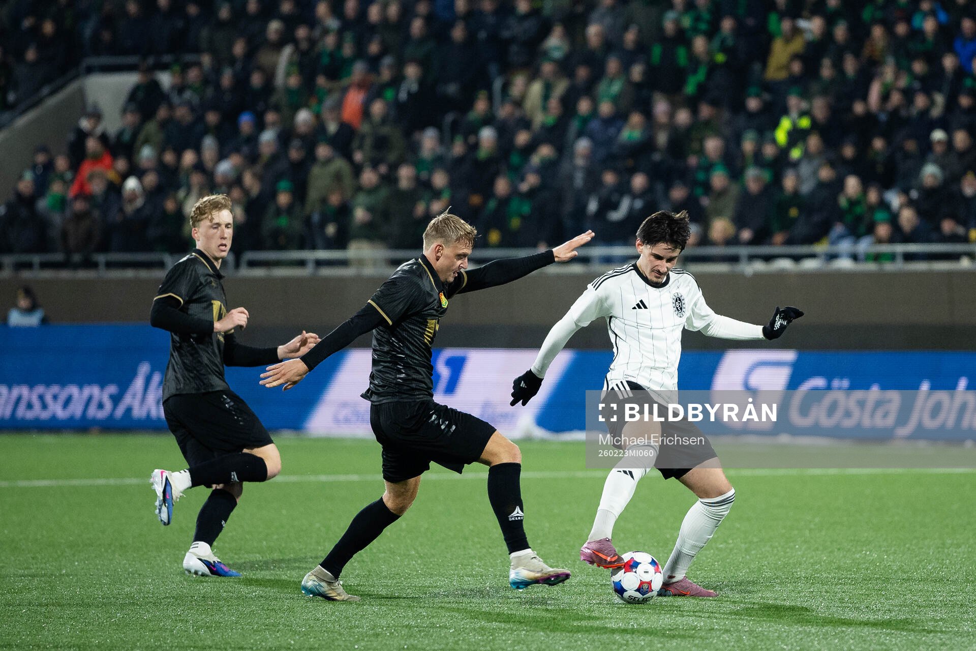 GAIS Filip Beckman och Joackim Fagerjord mot Landskronas
