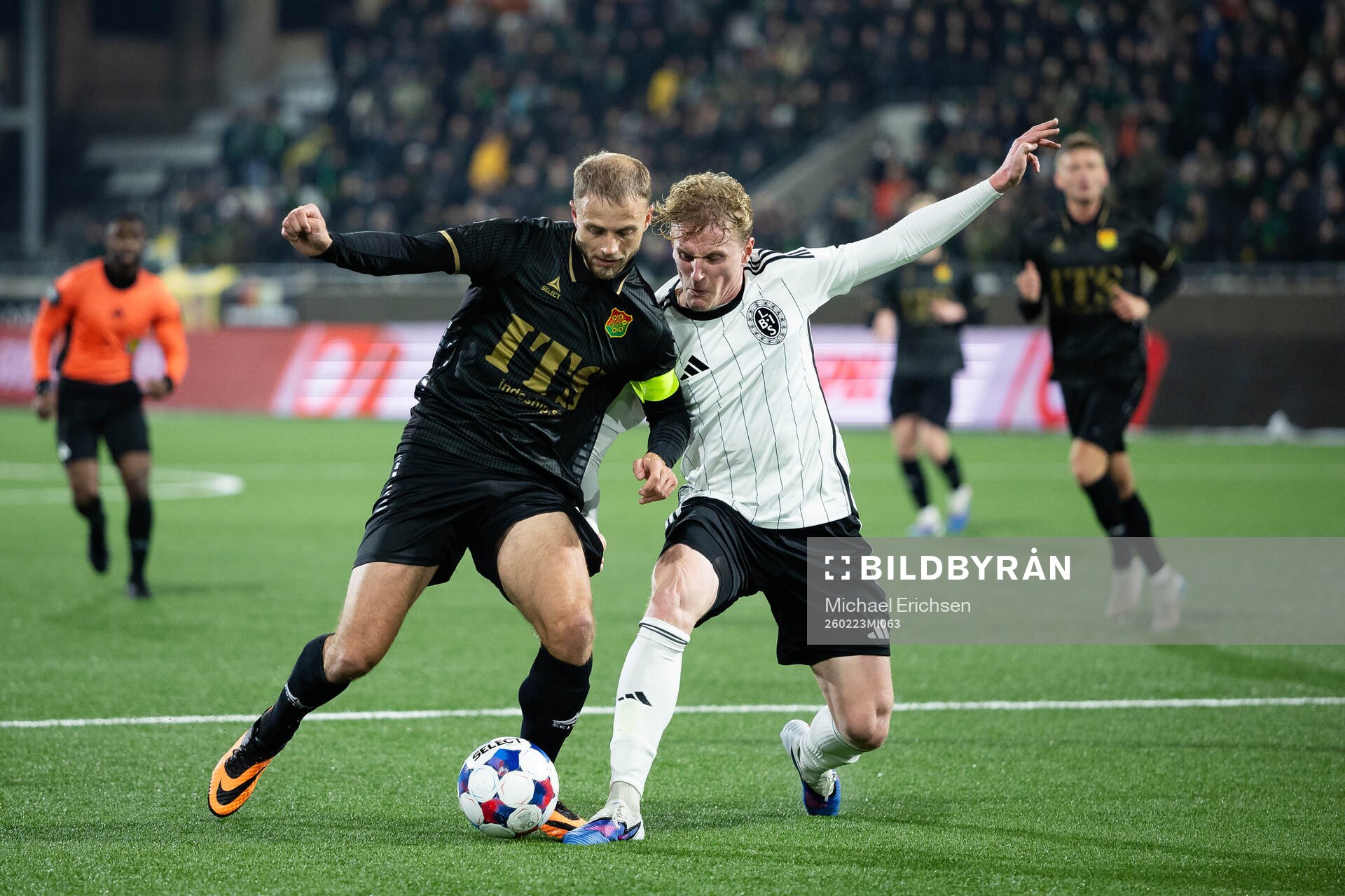 GAIS Gustav Lundgren och Landskronas Gustaf Westström