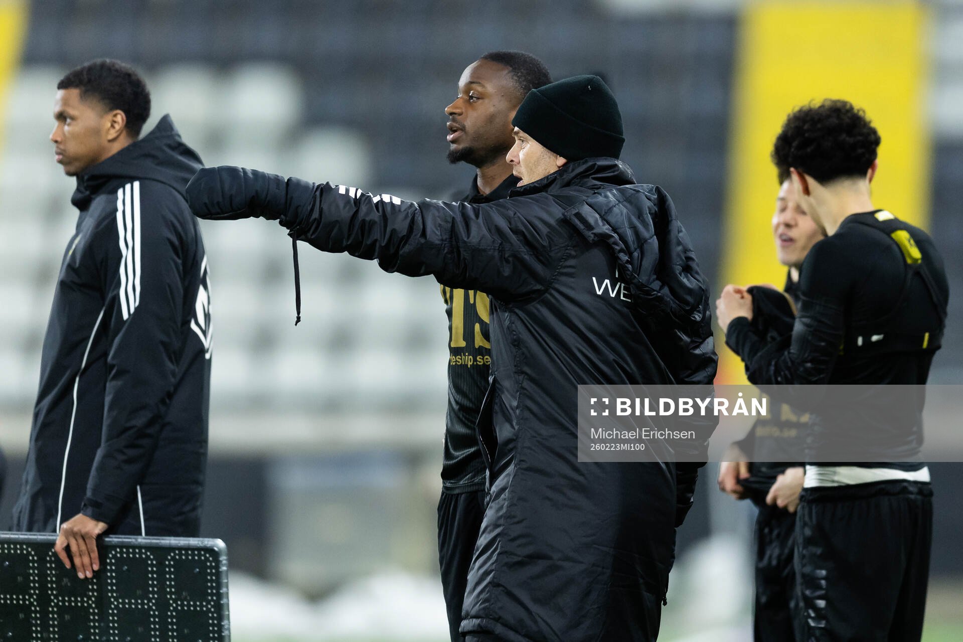 GAIS Shalom Ekong och tränare Fredrik Holmberg