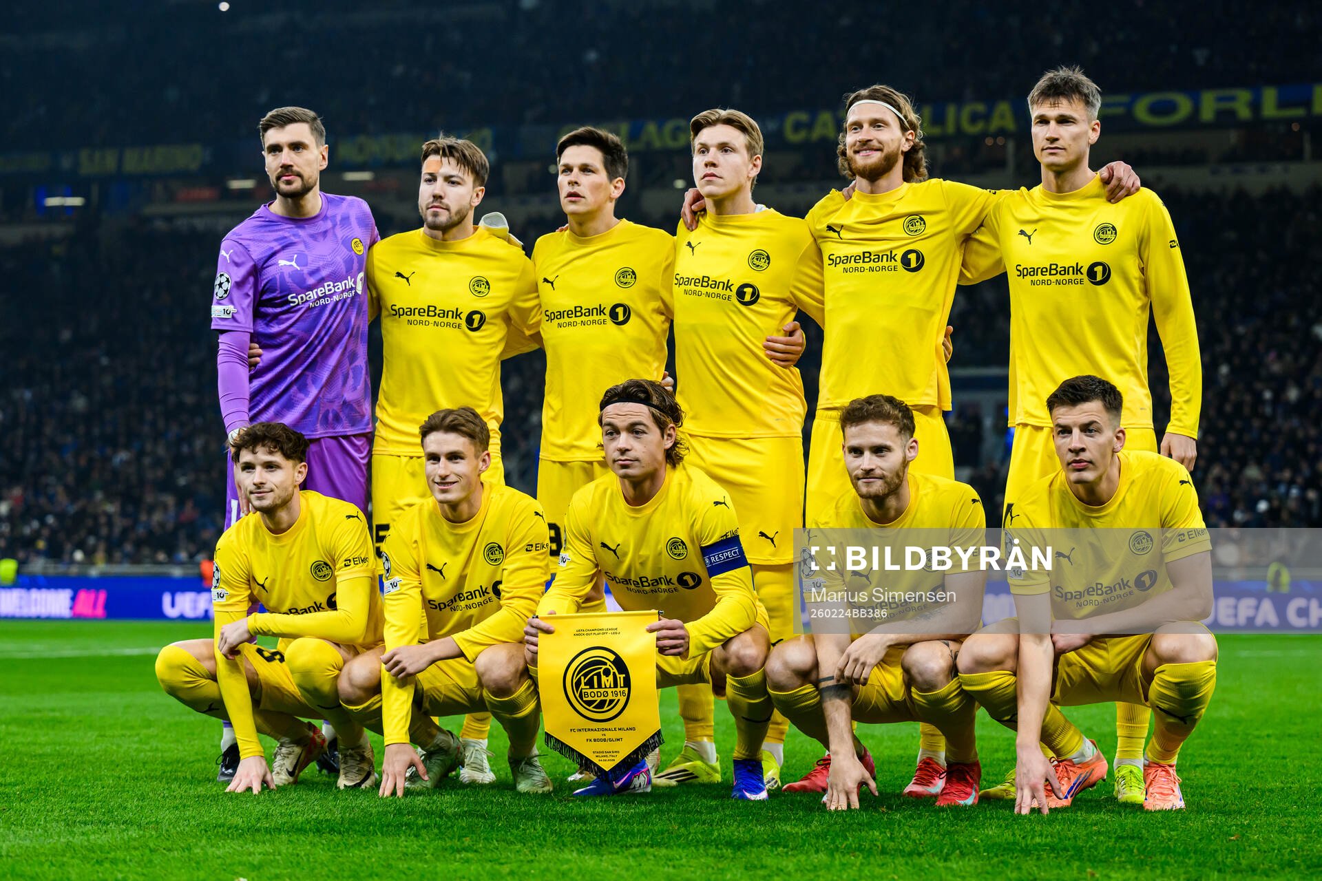 The starting eleven of Bodø/Glimt