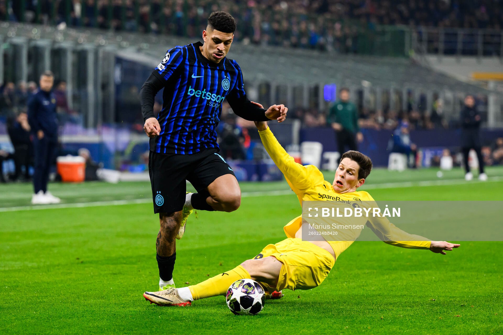 Luis Henrique of Inter and Sondre Brunstad Fet of