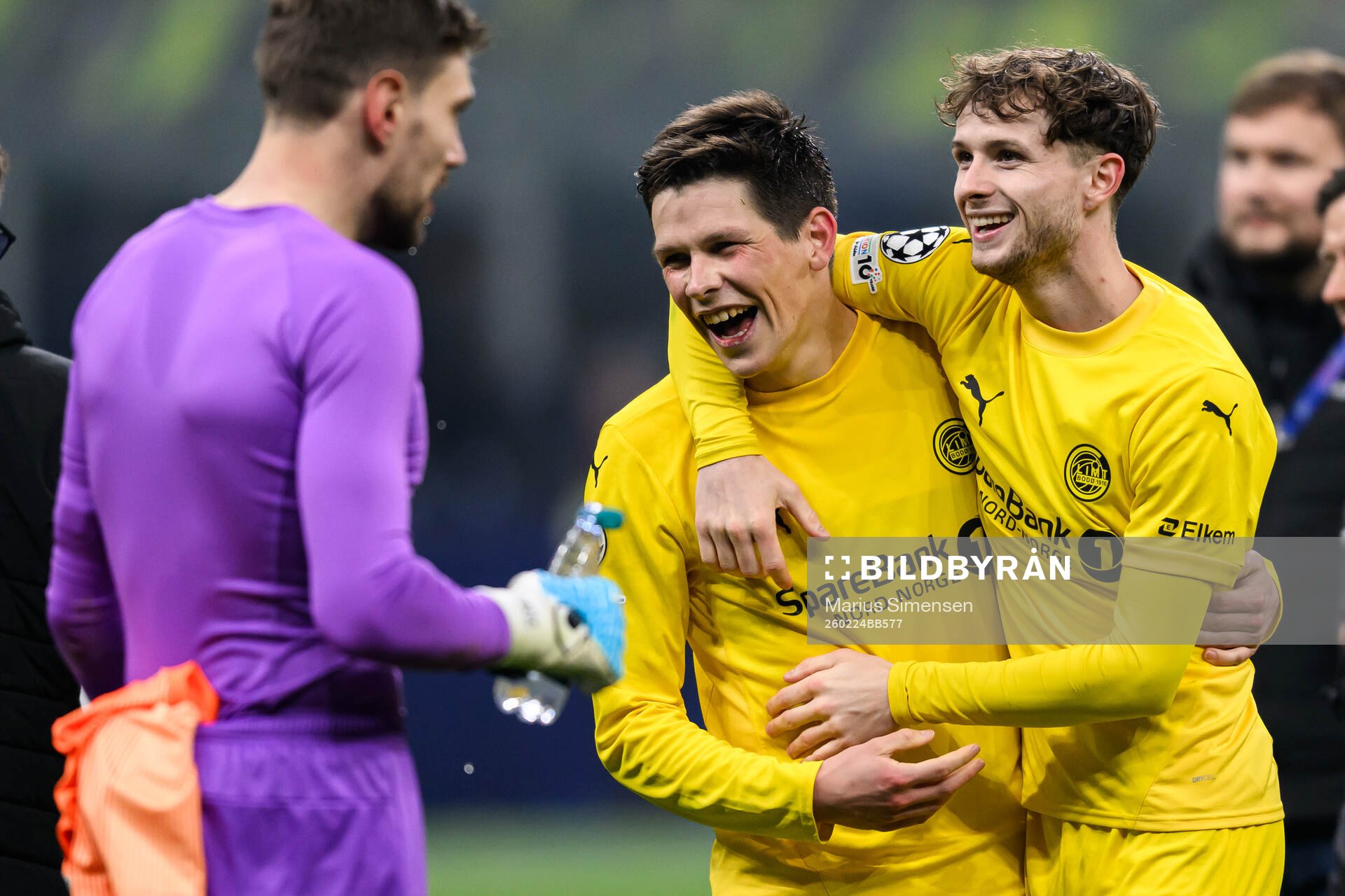 Sondre Brunstad Fet and Håkon Evjen of Bodø/Glimt