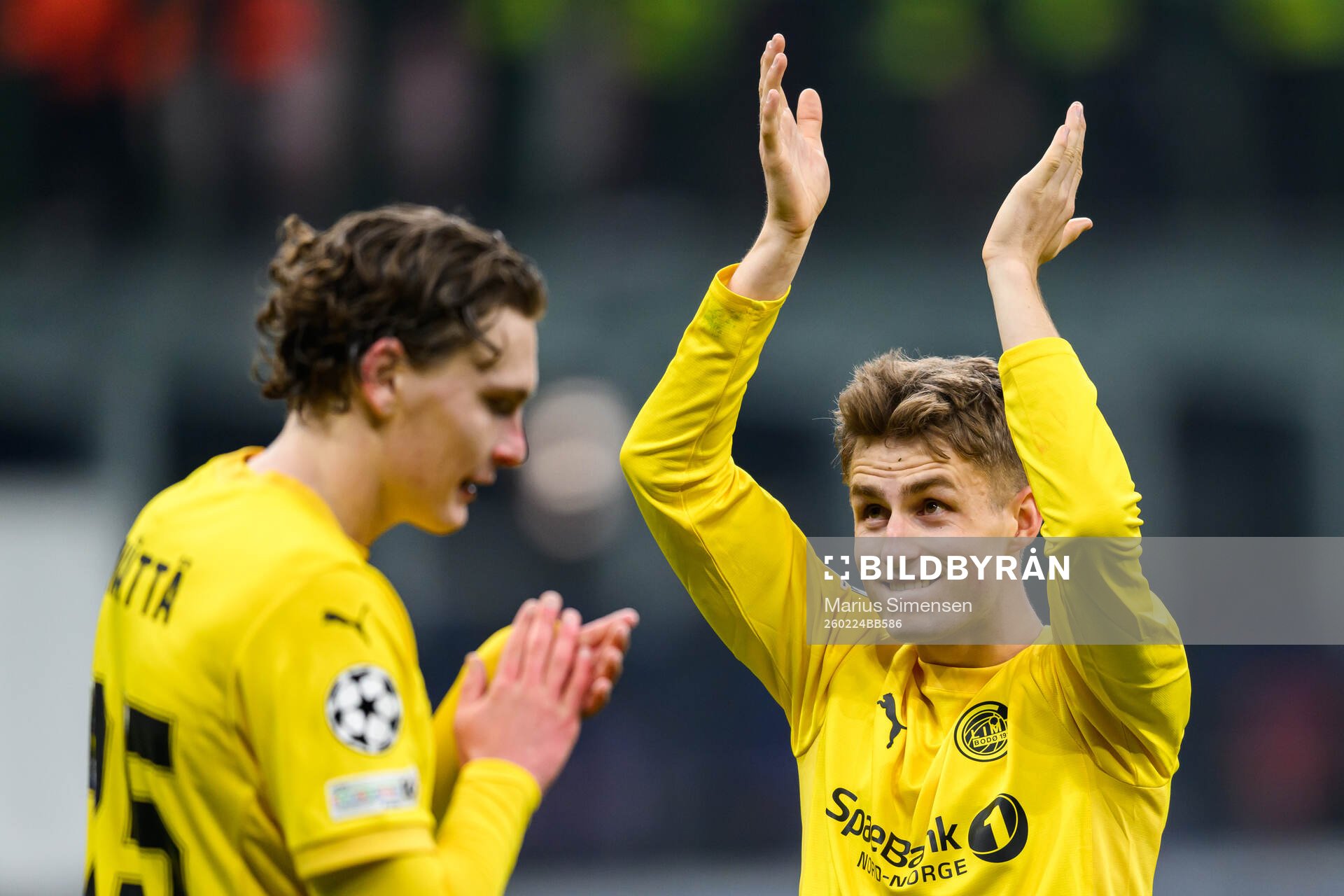 Fredrik Sjøvold of Bodø/Glimt celebrates