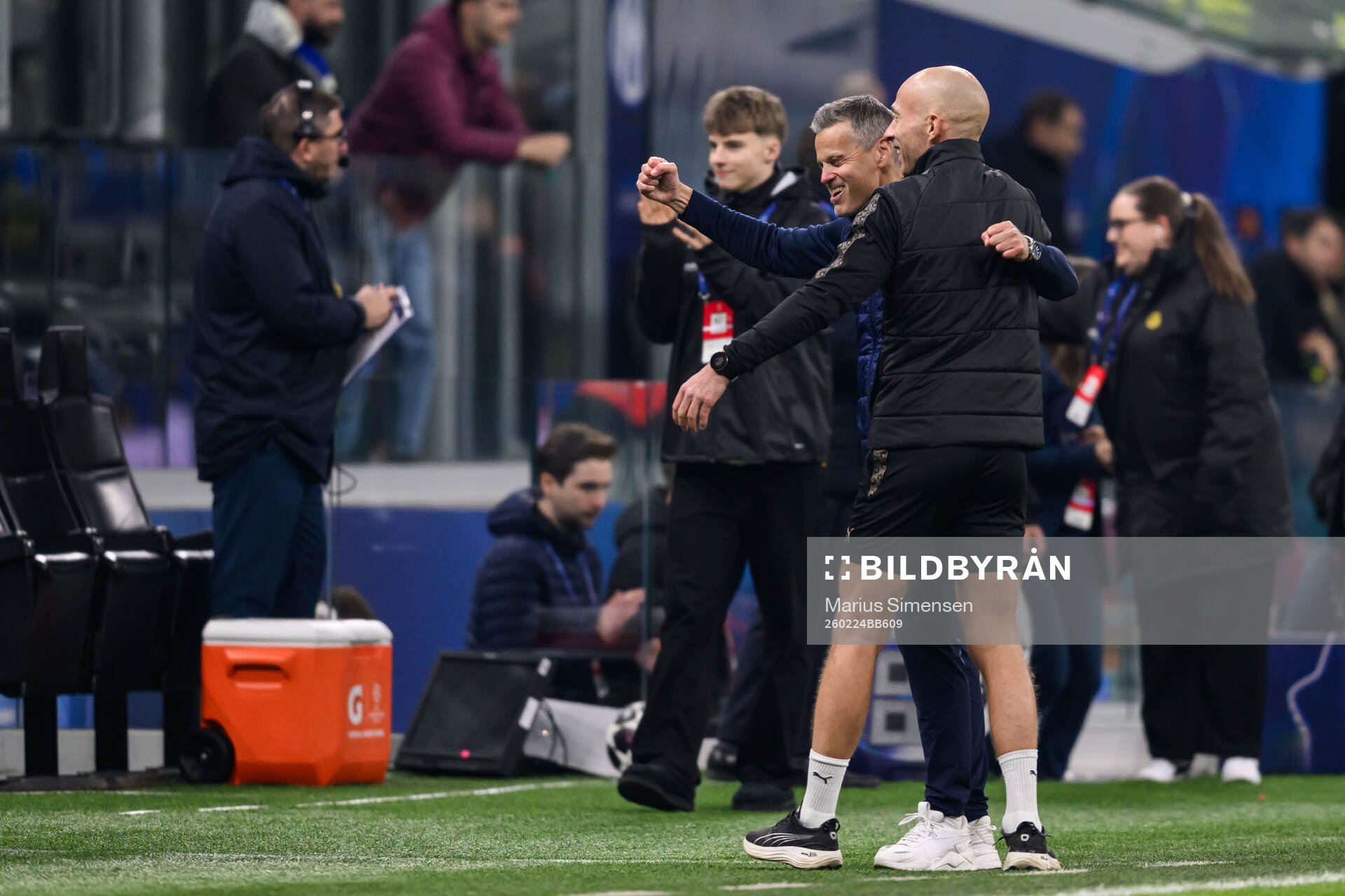 Head coach Kjetil Knutsen of Bodø/Glimt celebrates