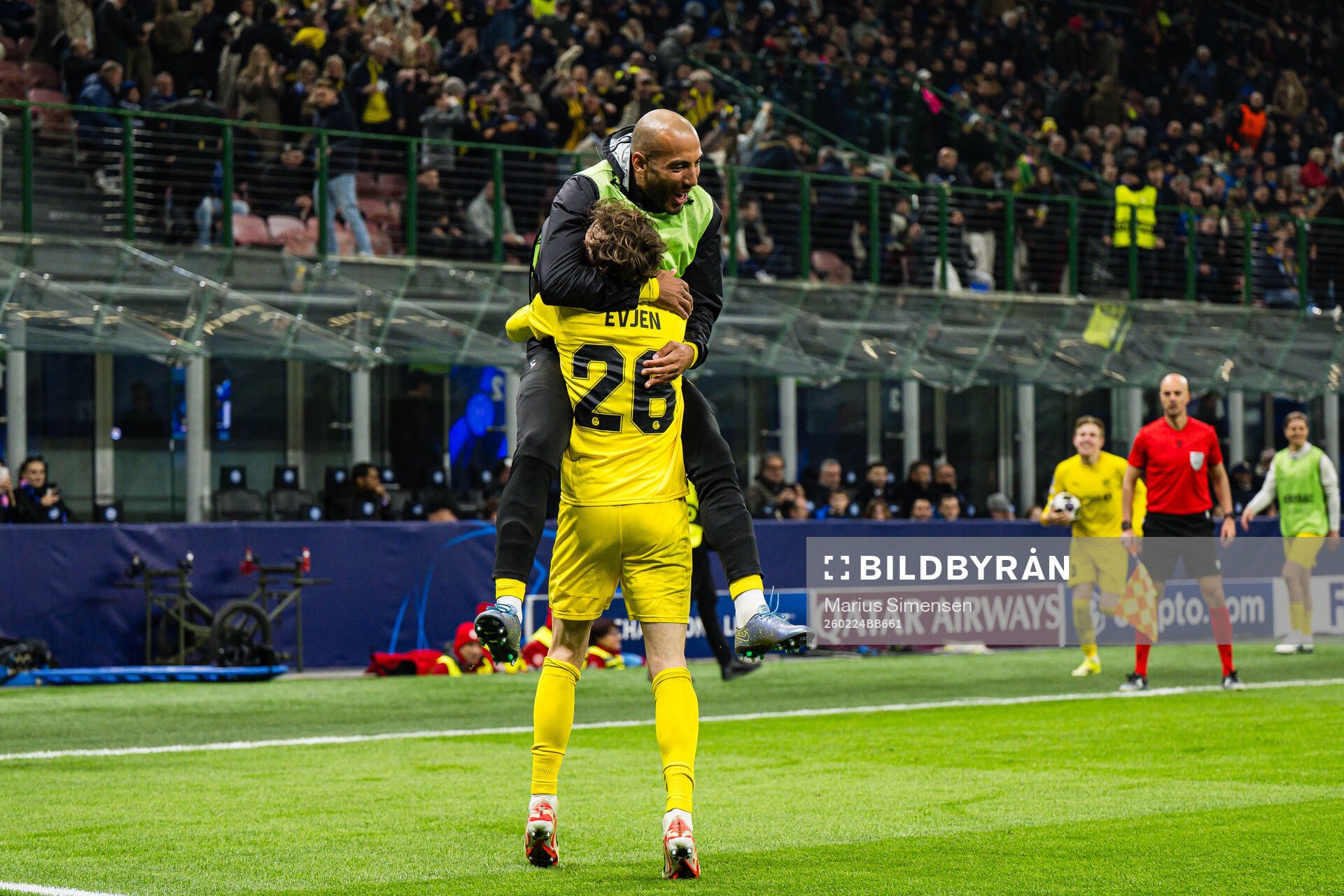 Håkon Evjen of Bodø/Glimt celebrates