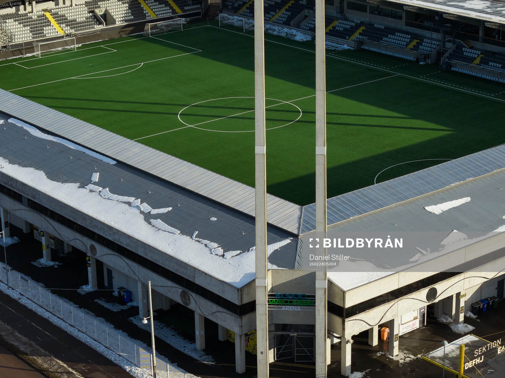 Exteriör av Nordic Wellness Arena