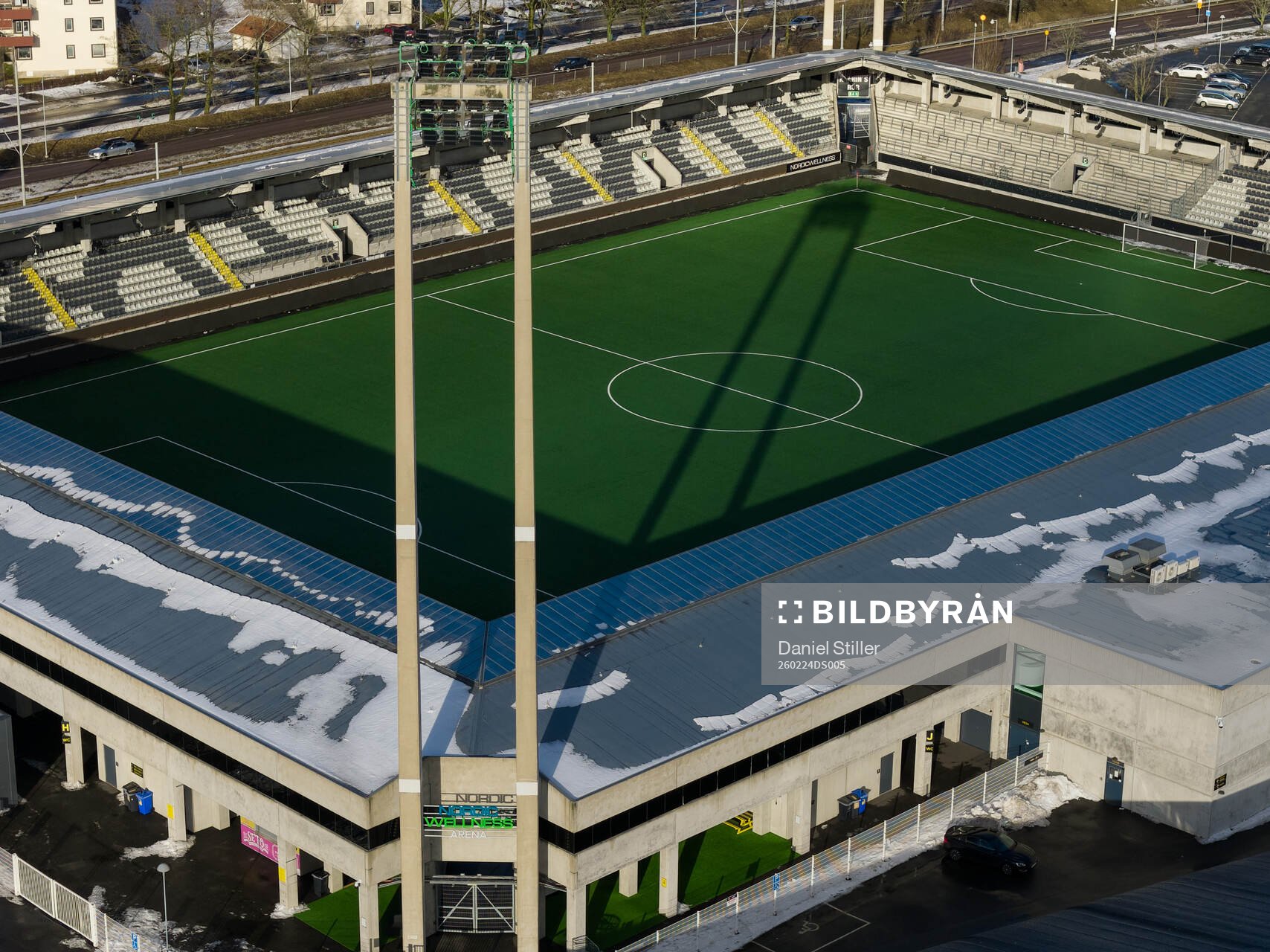 Exteriör av Nordic Wellness Arena