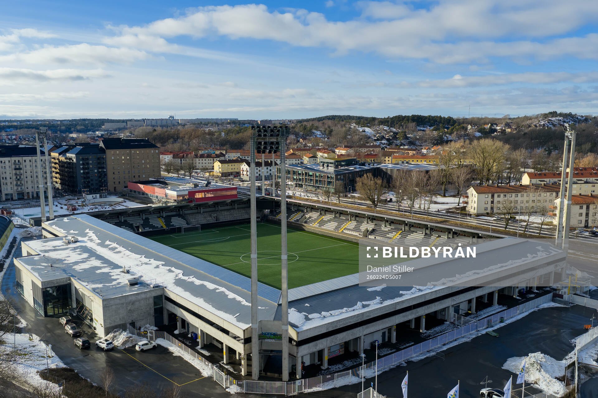 Exteriör av Nordic Wellness Arena