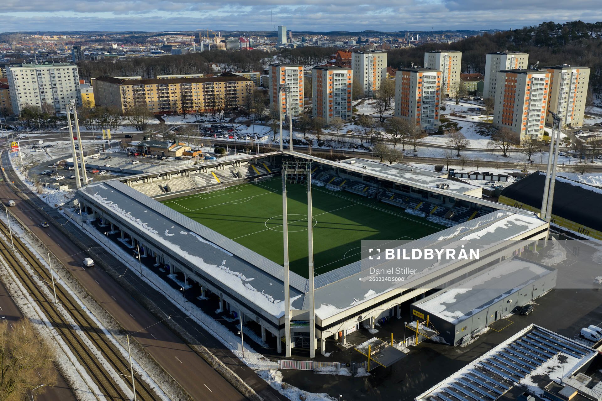 Exteriör av Nordic Wellness Arena