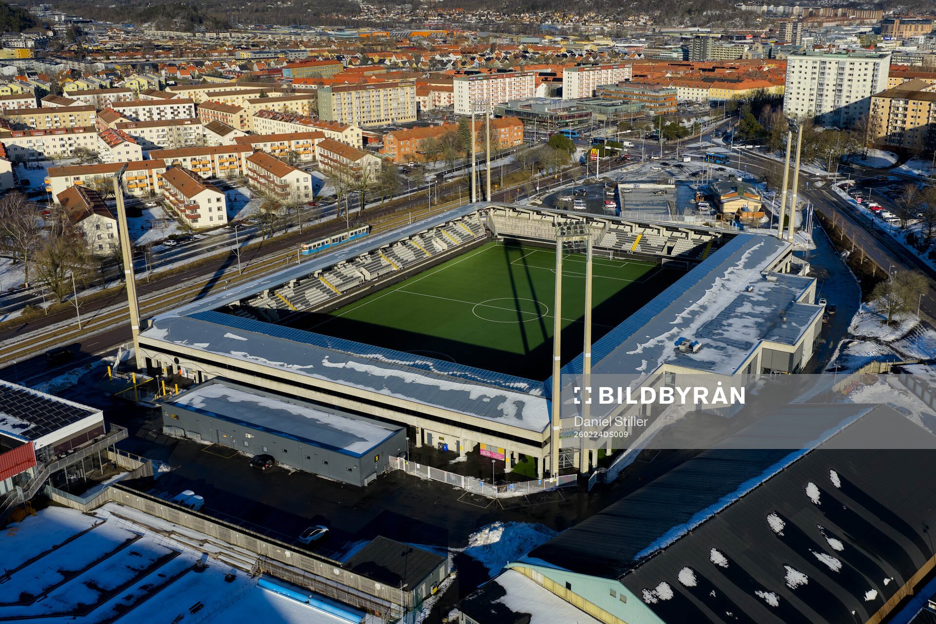 Exteriör av Nordic Wellness Arena