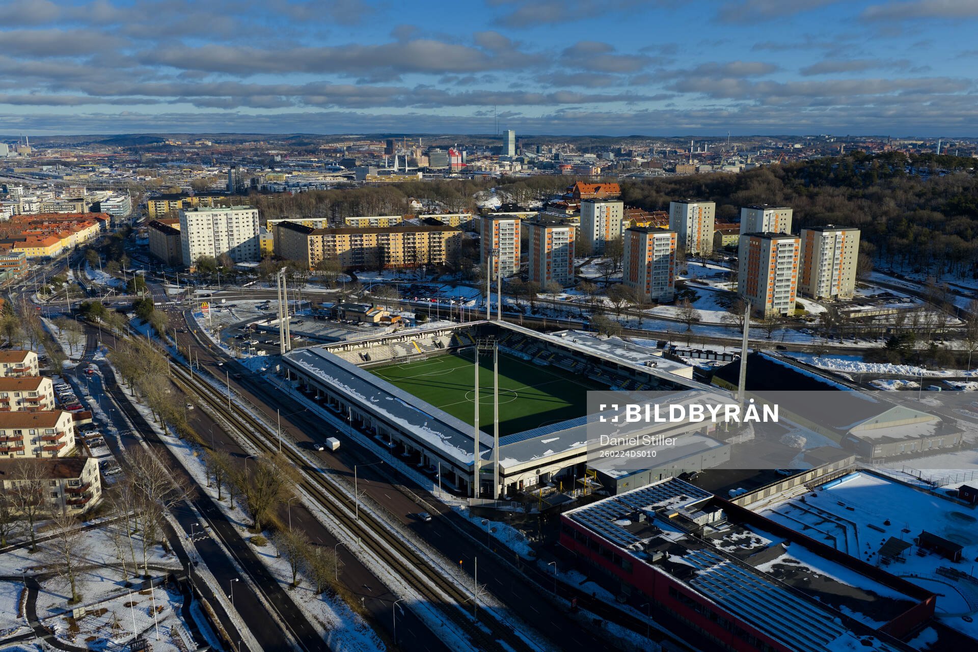 Exteriör av Nordic Wellness Arena