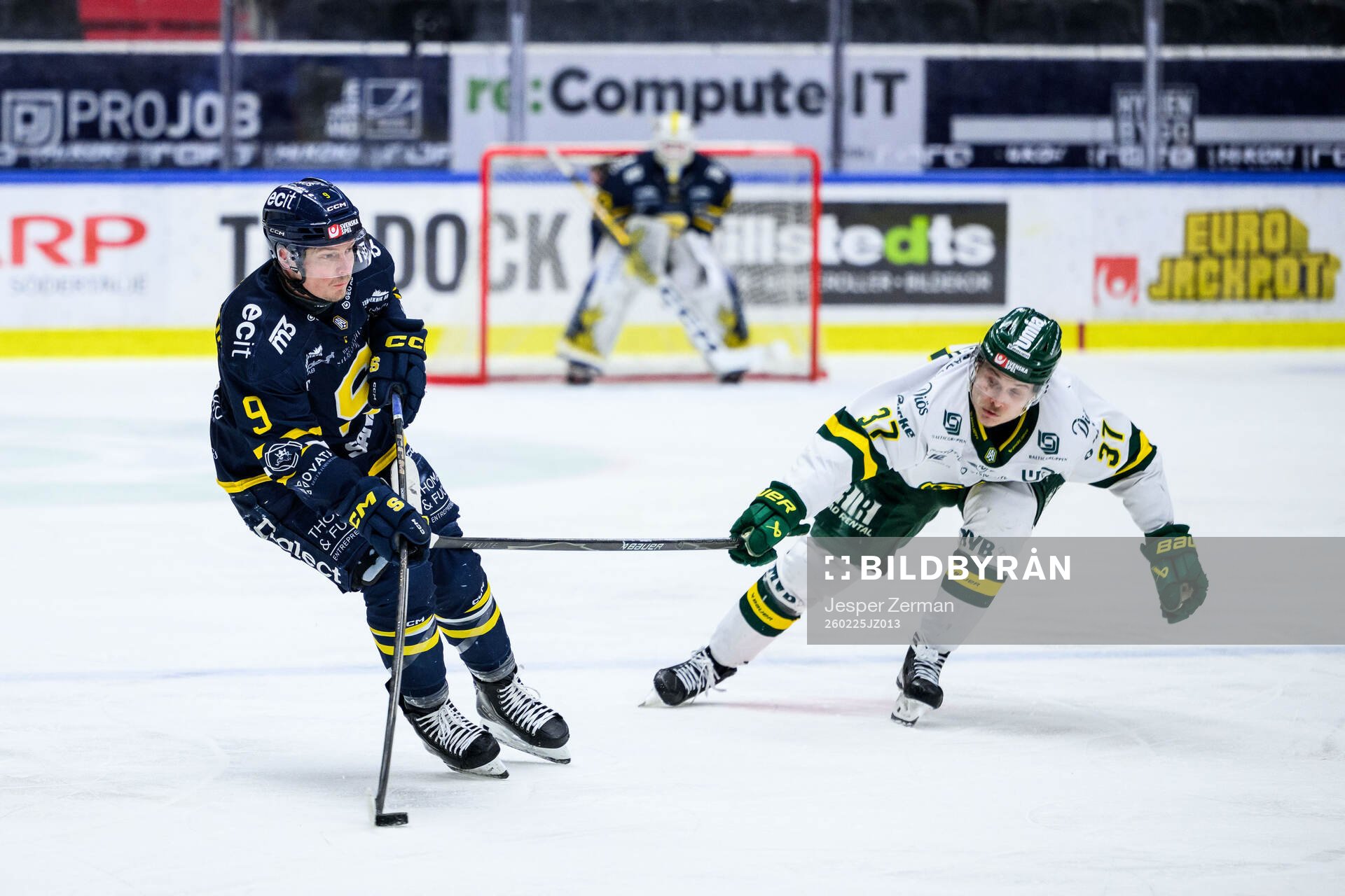 Södertäljes Patrik Zackrisson och Björklövens Lenni