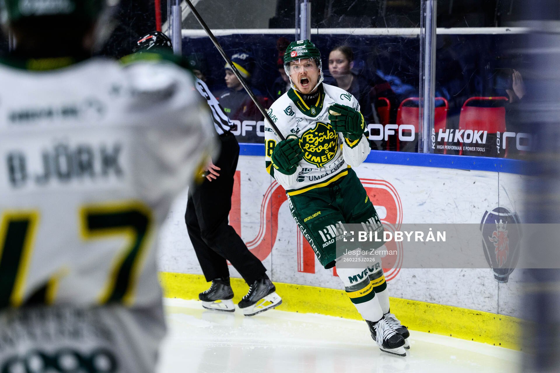 Björklövens Axel Ottosson jublar