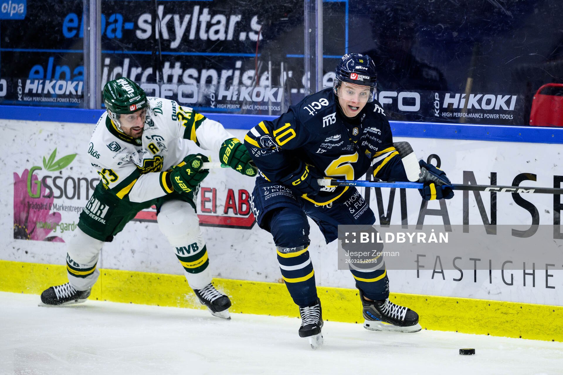 Björklövens Albin Lundin och Södertäljes Felix Öhrqvist