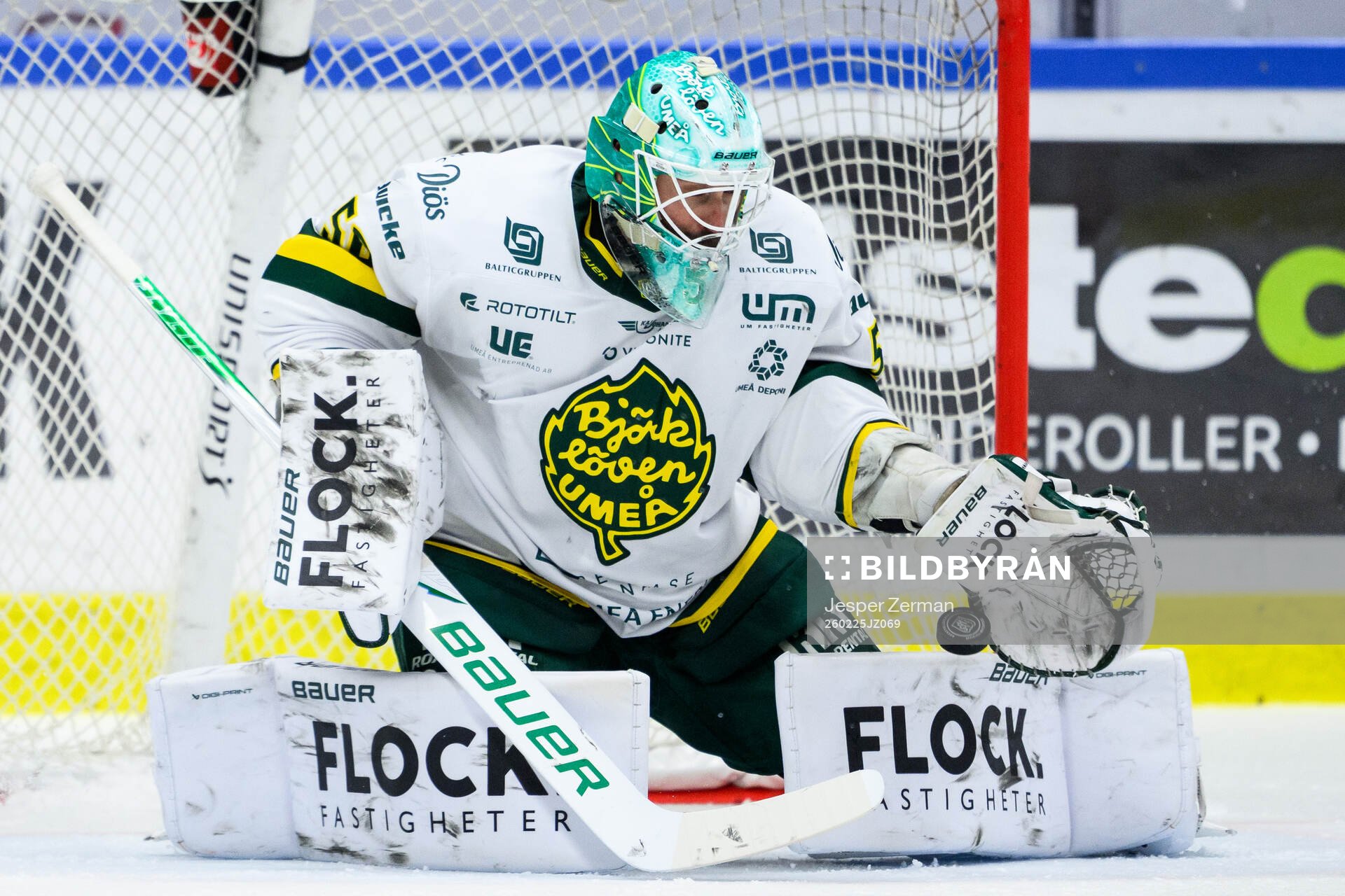 Björklövens målvakt Frans Tuohimaa