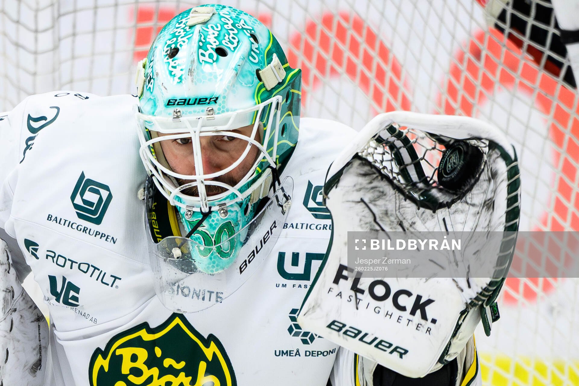 Björklövens målvakt Frans Tuohimaa