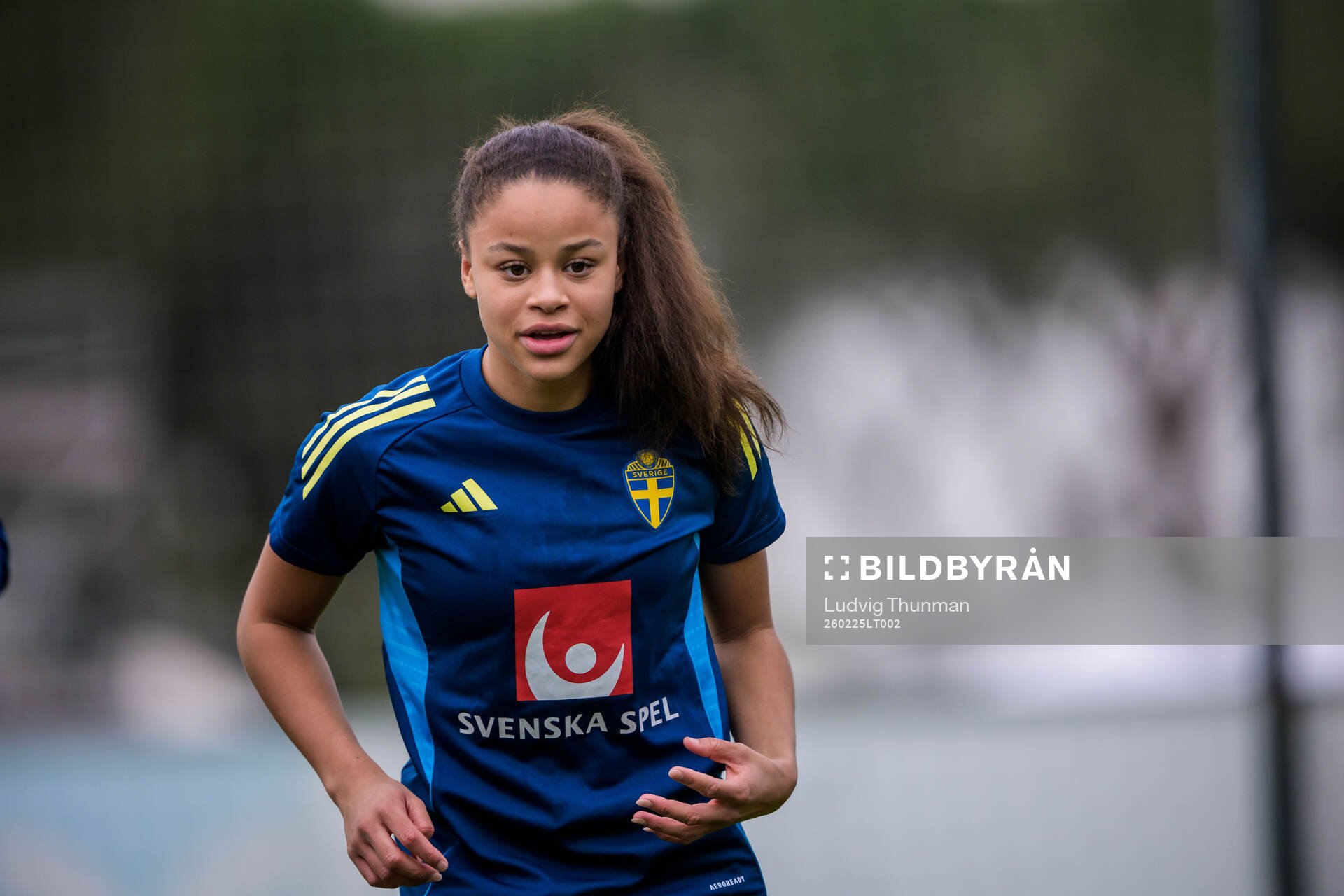 Felicia Schröder of the Swedish women's national football