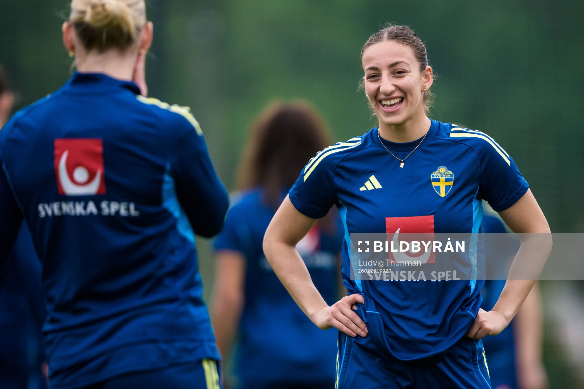 Rosa Kafaji of the Swedish women's national football at a