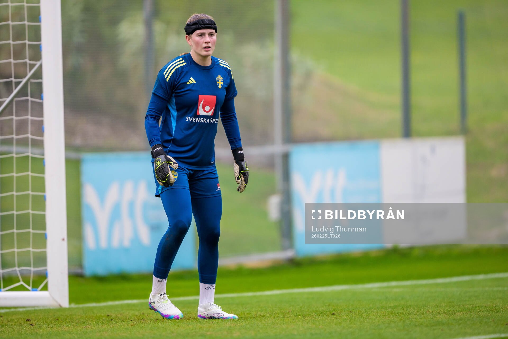 Goalkeeper Tove Enblom of the Swedish women's national