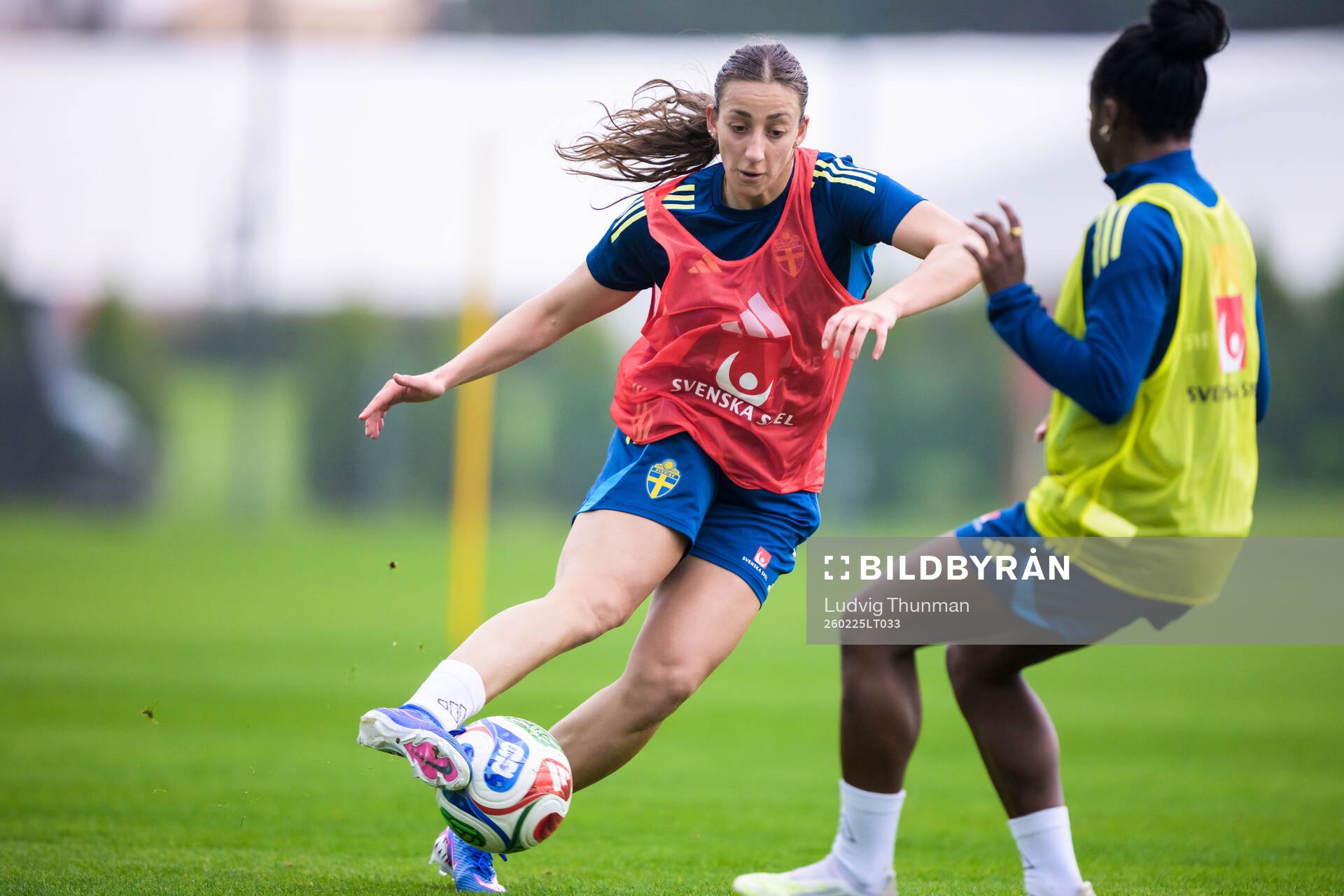 Rosa Kafaji of the Swedish women's national football at a