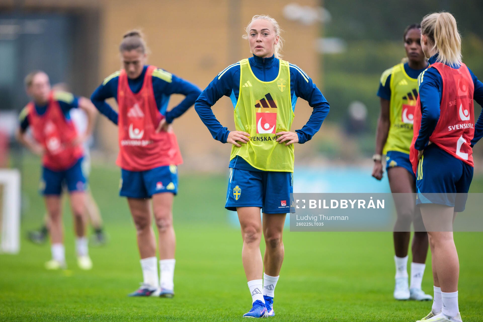Hanna Bennison of the Swedish women's national football at