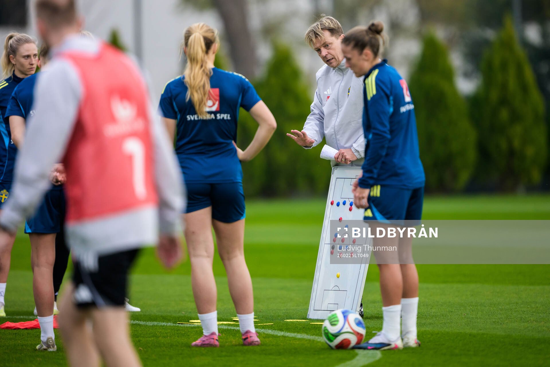 Head coach Tony Gustavsson of the Swedish women's national