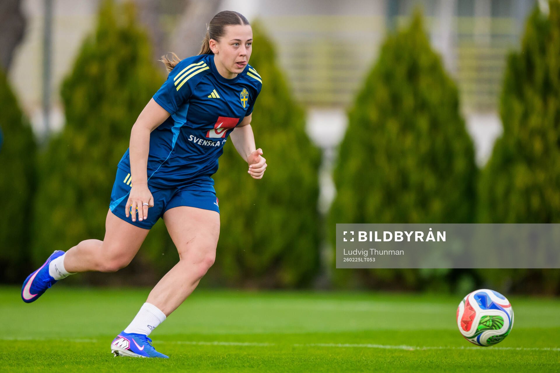 Cornelia Kapocs of the Swedish women's national football at