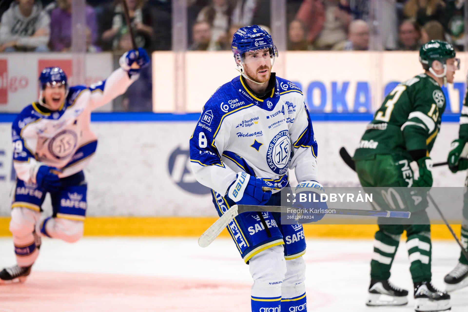 Leksands Matt Caito jublar jublar