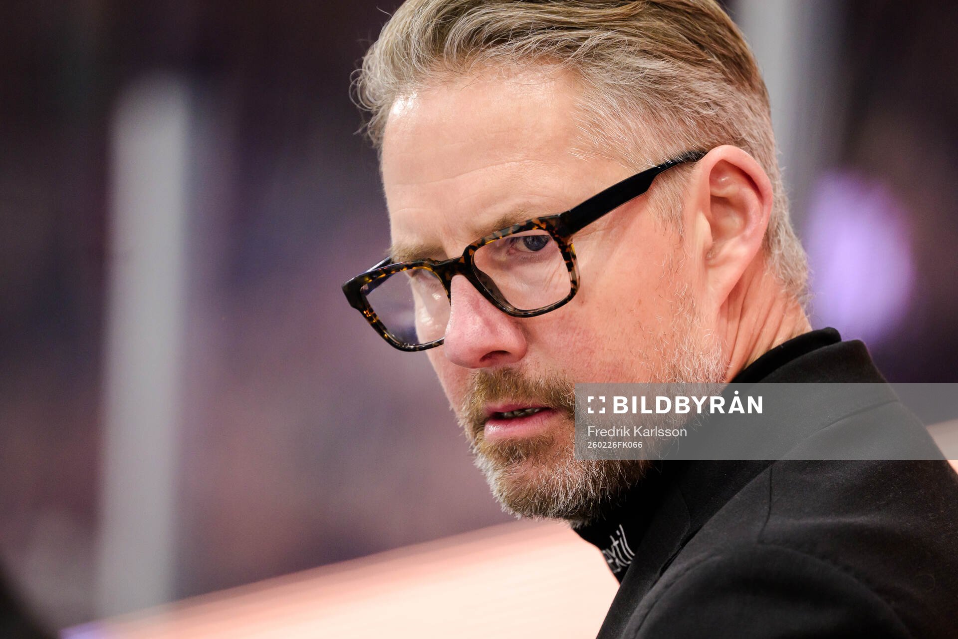 Leksands tränare Johan Hedberg