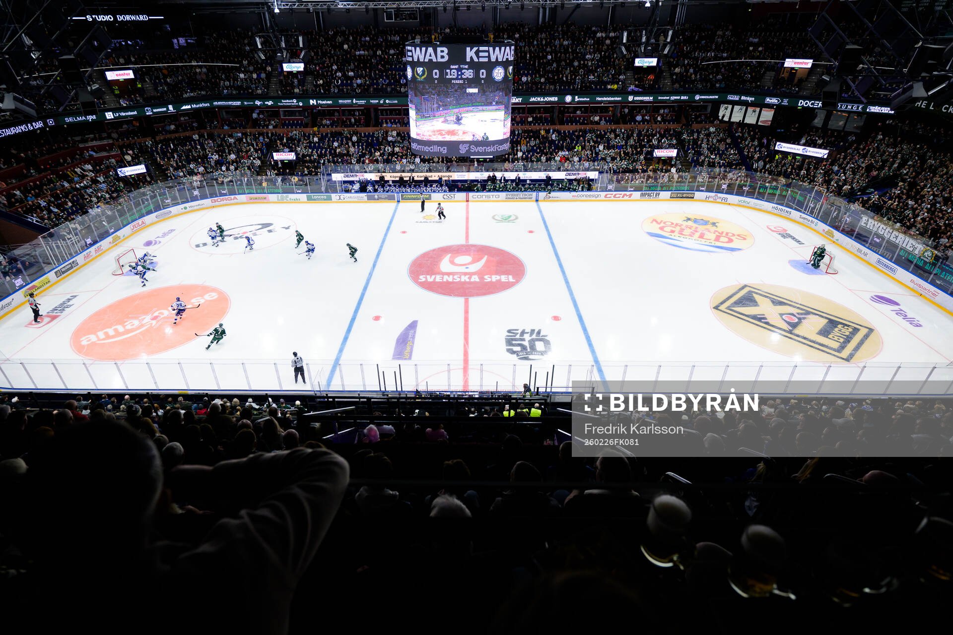 Leksands och Färjestads spelare