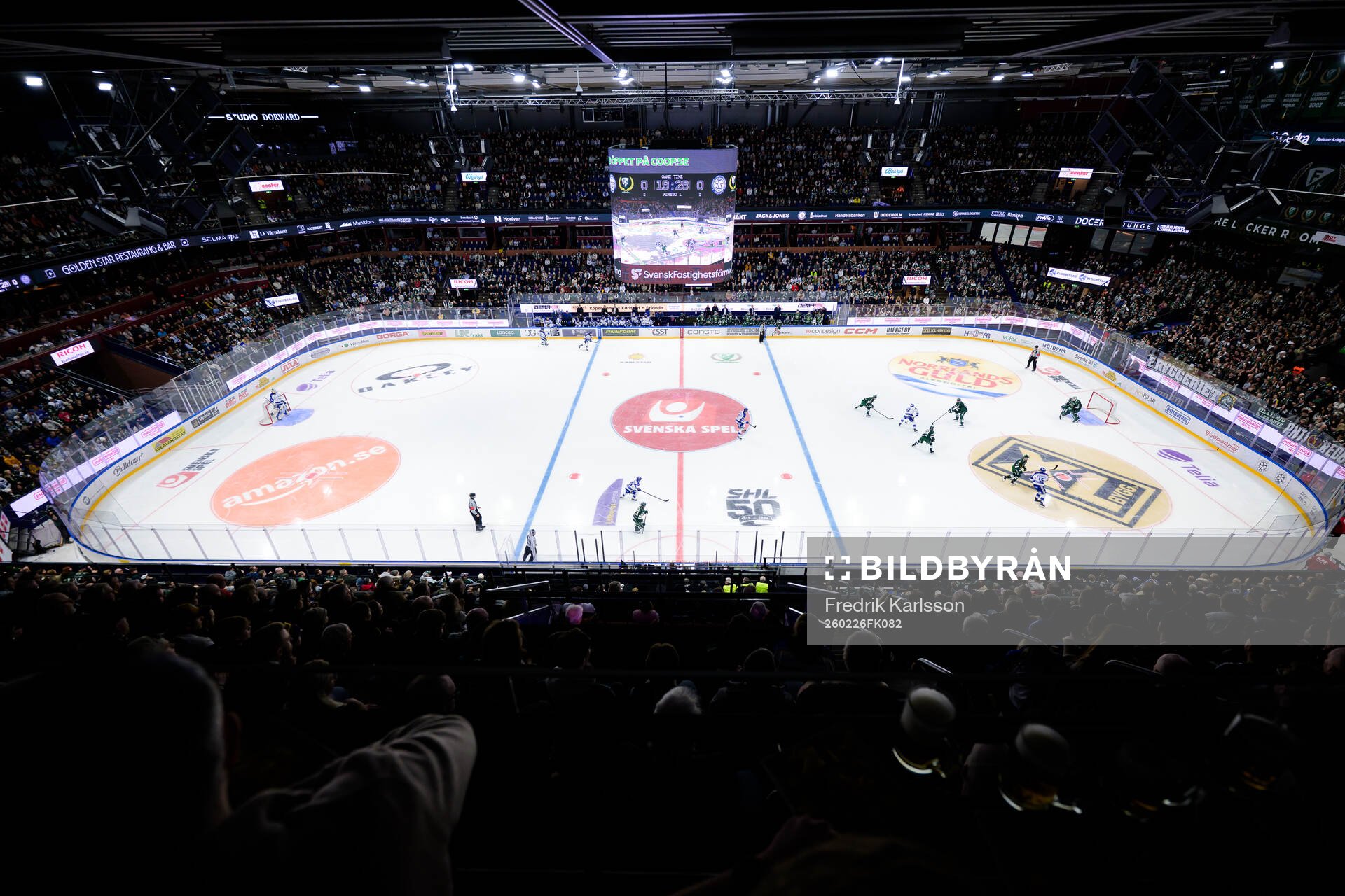 Leksands och Färjestads spelare