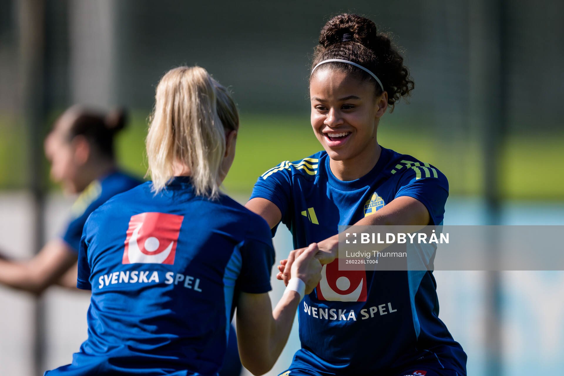 Felicia Schröder of the Swedish women's national football